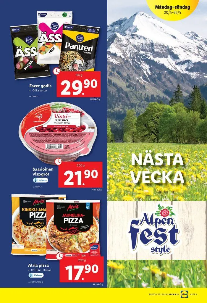 Nationell ERBJUDANDEN VECKA 21 från 20 maj till 26 maj 2024 - Reklamblad sidor 14