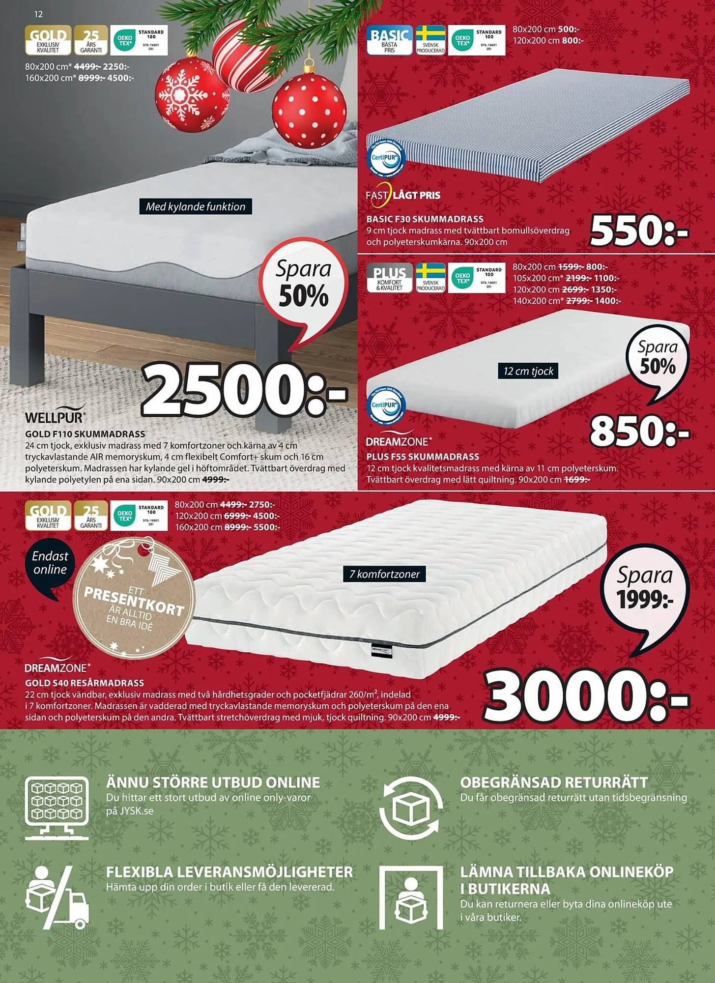 JYSK reklamblad från 27 november till 10 december 2023 - Reklamblad sidor 12
