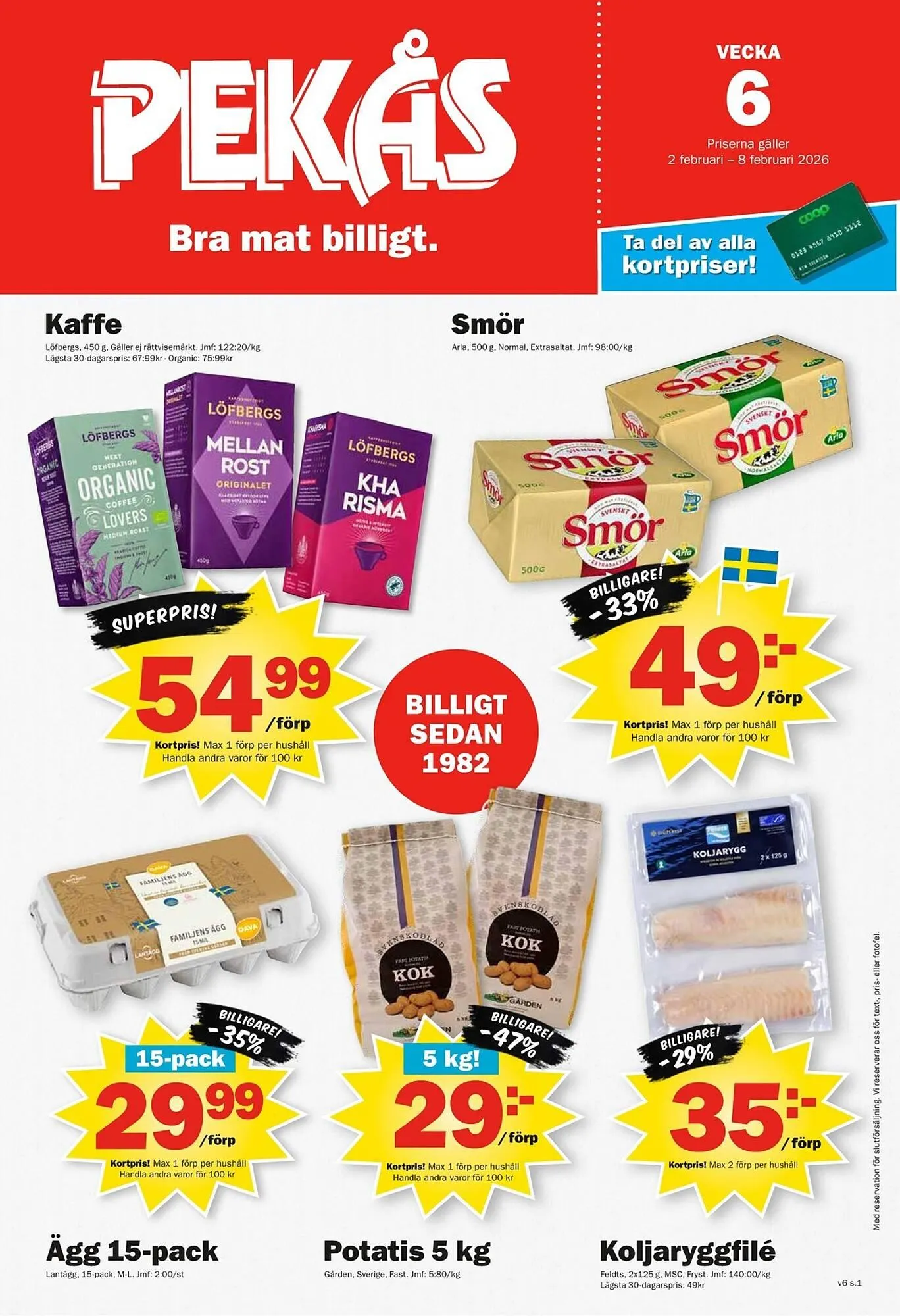 Pekås reklamblad - 1