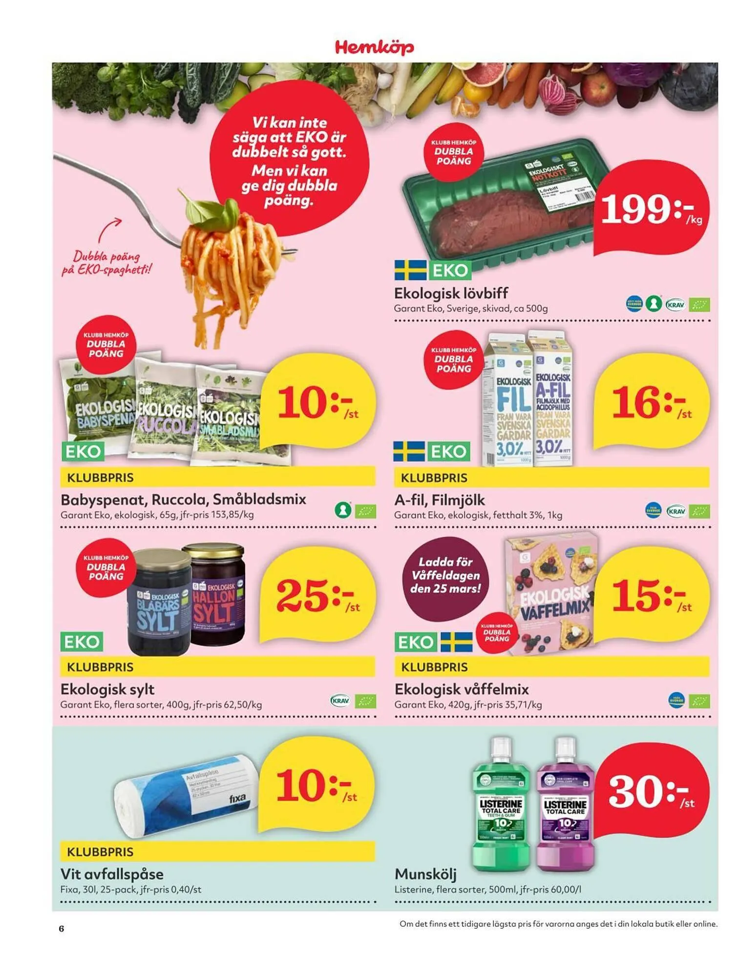 Hemköp reklamblad från 10 mars till 16 mars 2025 - Reklamblad sidor 6