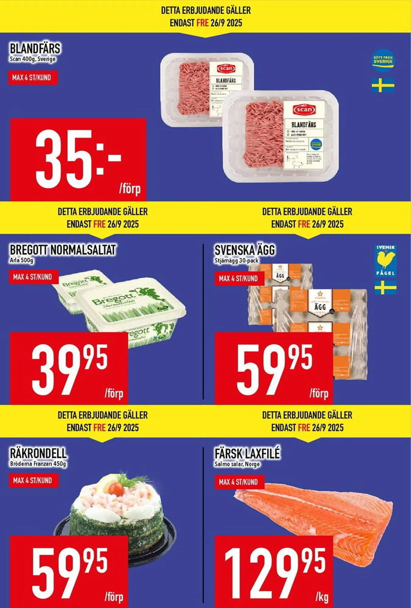 Matdax reklamblad från 22 september till 28 september 2025 - Reklamblad sidor 5