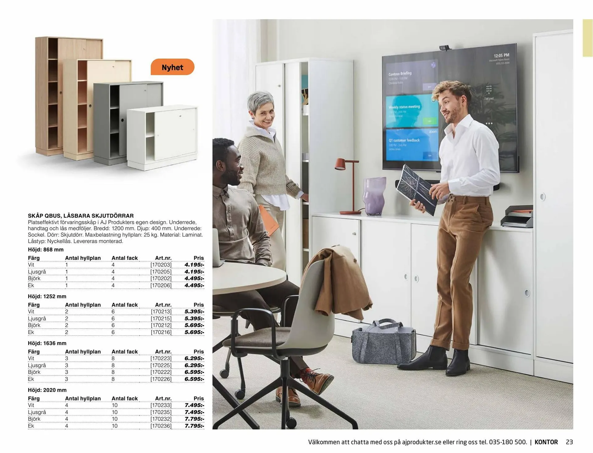 AJ Produkter reklamblad från 8 oktober till 4 december 2023 - Reklamblad sidor 23