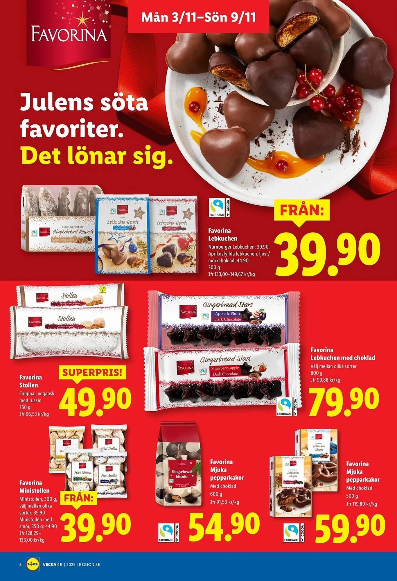 Lidl reklamblad från 3 november till 9 november 2025 - Reklamblad sidor 8