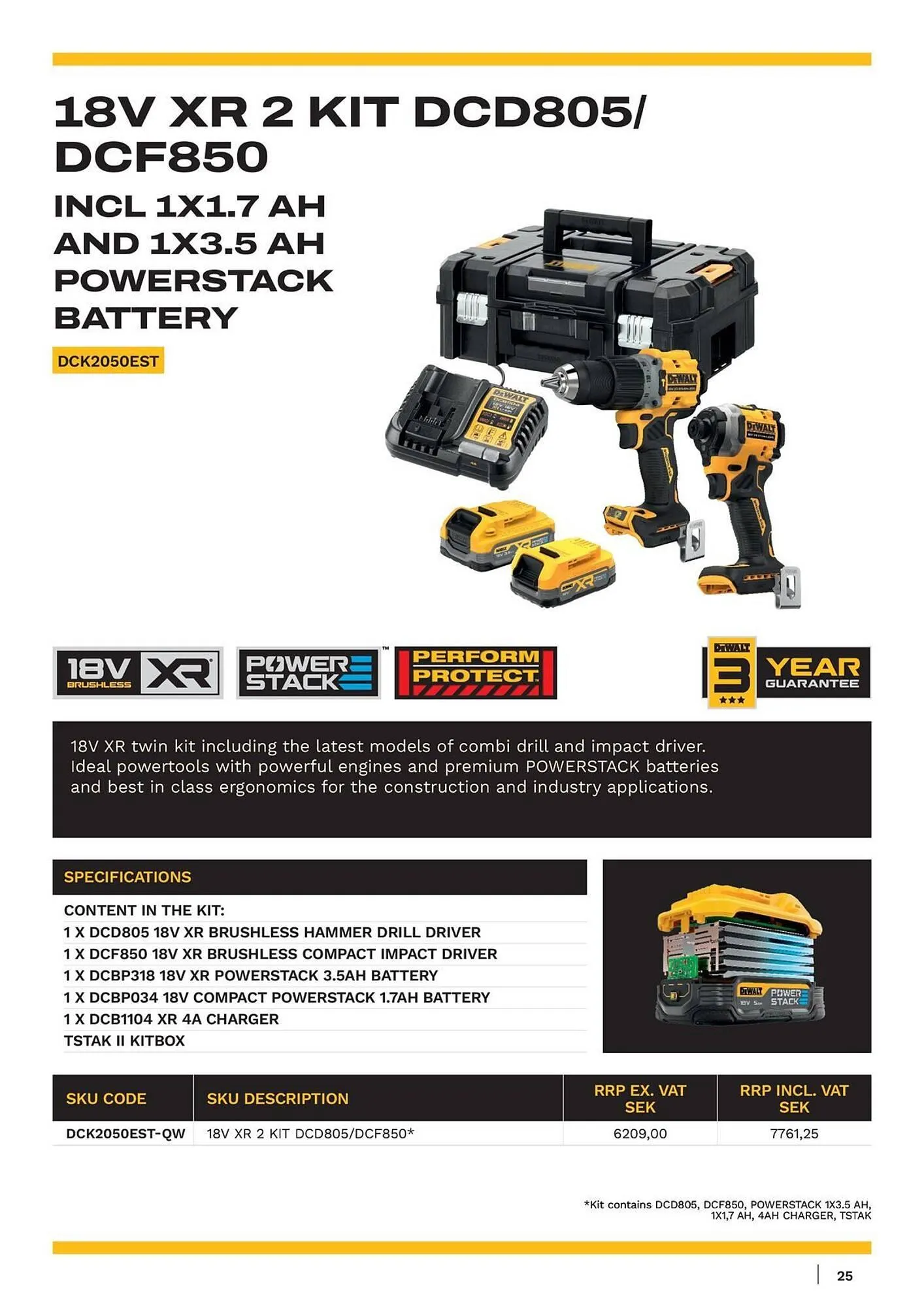 Dewalt reklamblad från 18 oktober till 1 november 2025 - Reklamblad sidor 25