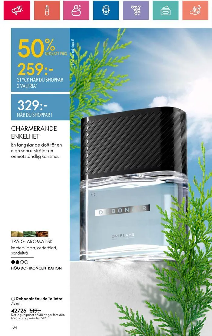 Oriflame reklamblad från 20 juni till 4 juli 2024 - Reklamblad sidor 104
