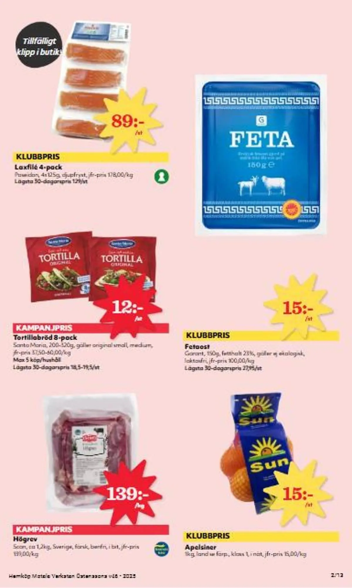 Hemköp reklamblad från 10 november till 16 november 2025 - Reklamblad sidor 2