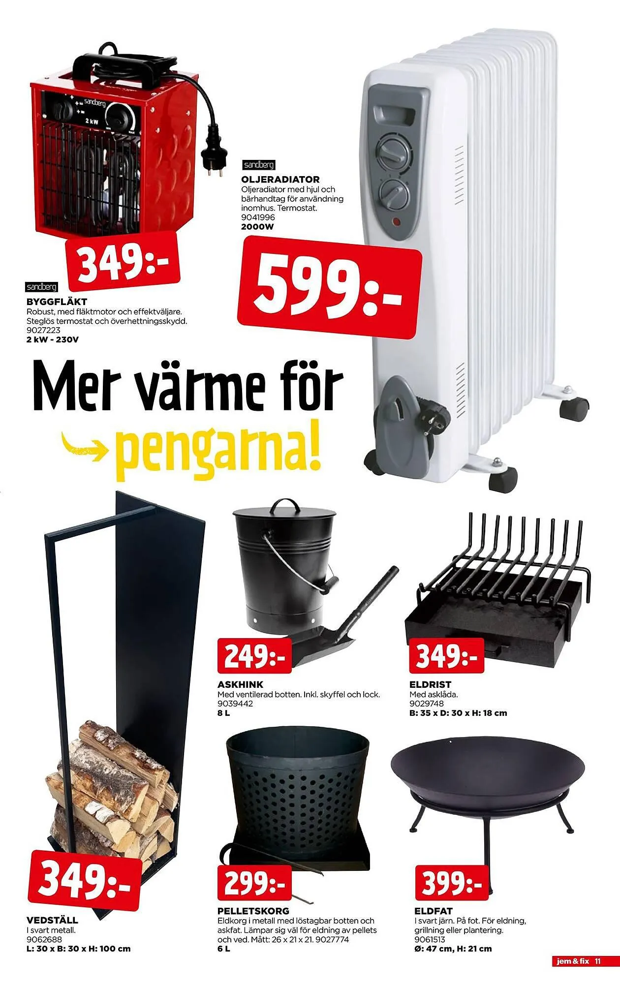 Jem&Fix reklamblad från 3 december till 10 december 2023 - Reklamblad sidor 11