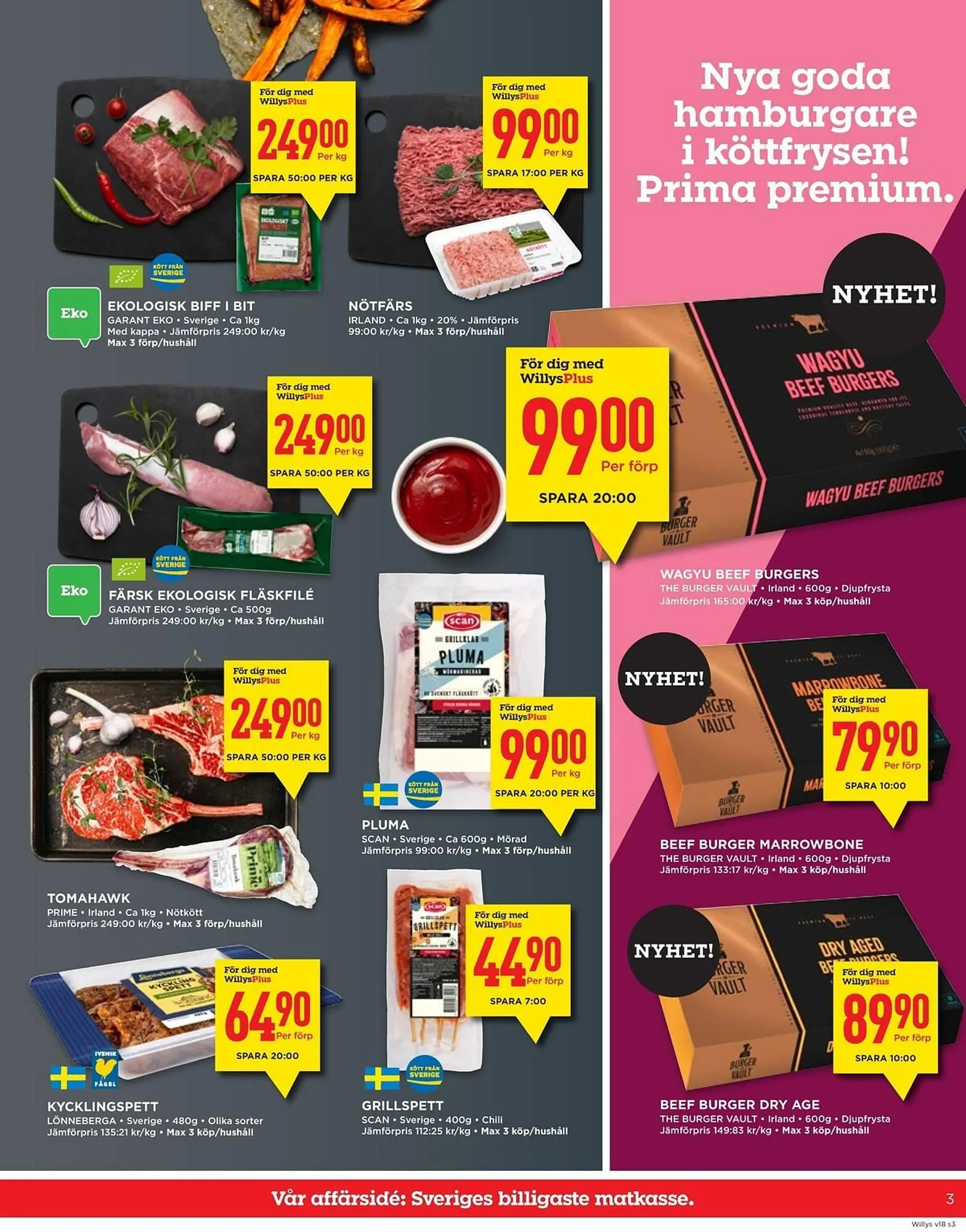 Willys reklamblad från 28 april till 4 maj 2025 - Reklamblad sidor 3