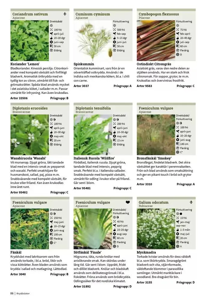 Frökatalog 2025! från 23 januari till 31 december 2025 - Reklamblad sidor 86
