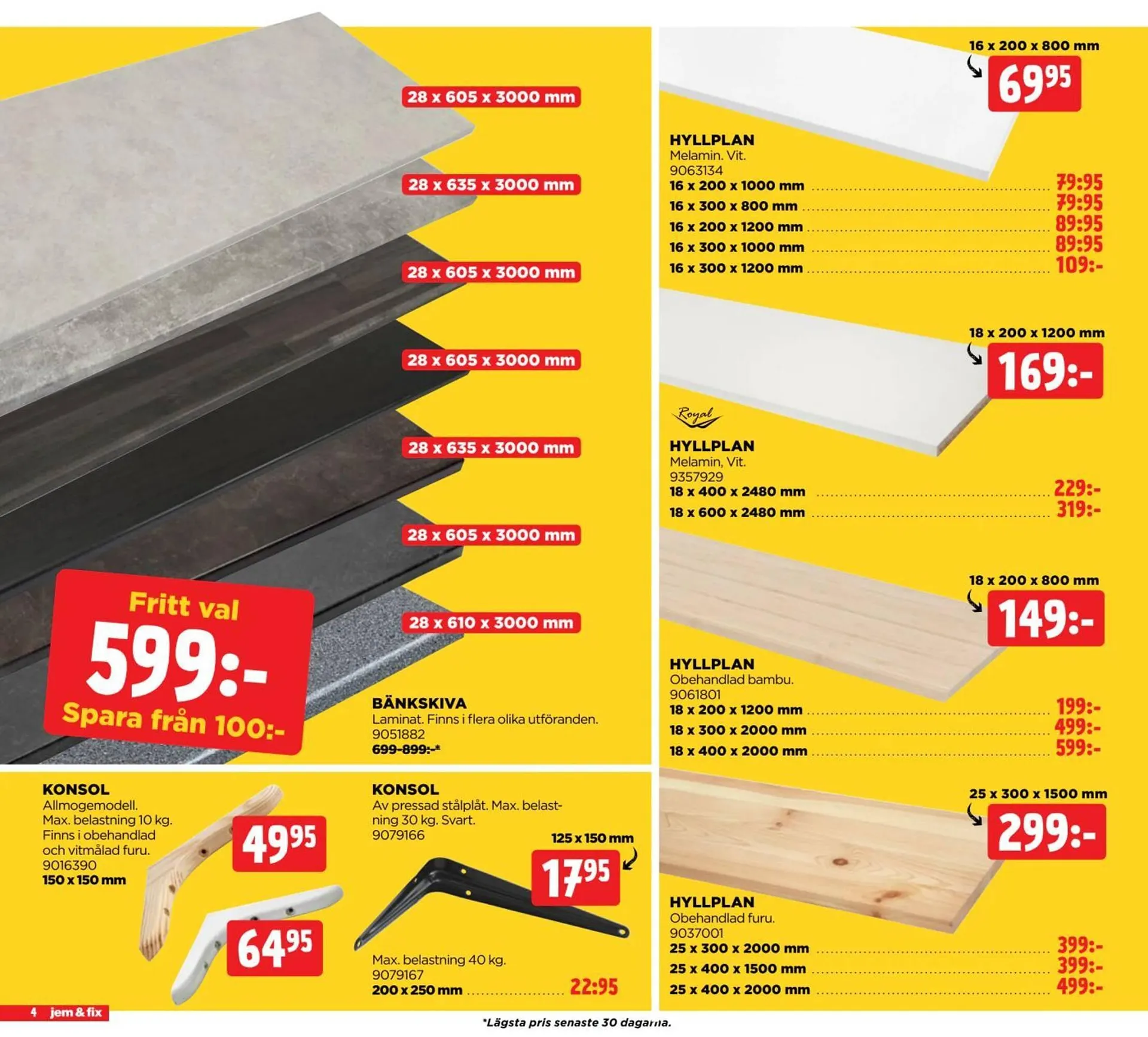 Jem&Fix reklamblad från 6 oktober till 20 oktober 2025 - Reklamblad sidor 4