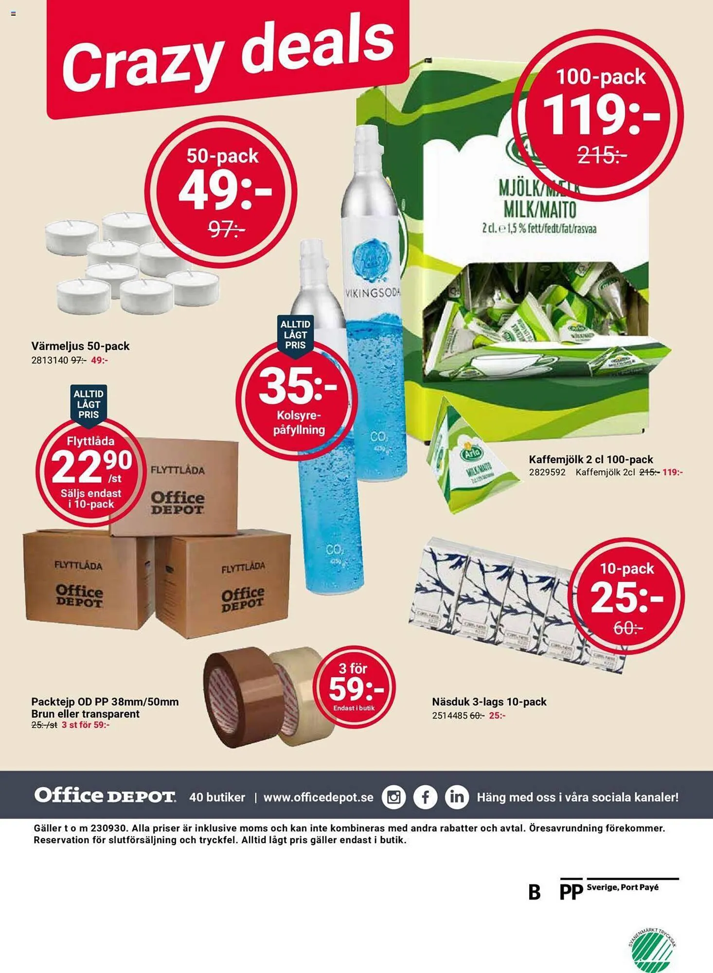 Office Depot reklamblad från 1 september till 30 september 2023 - Reklamblad sidor 8