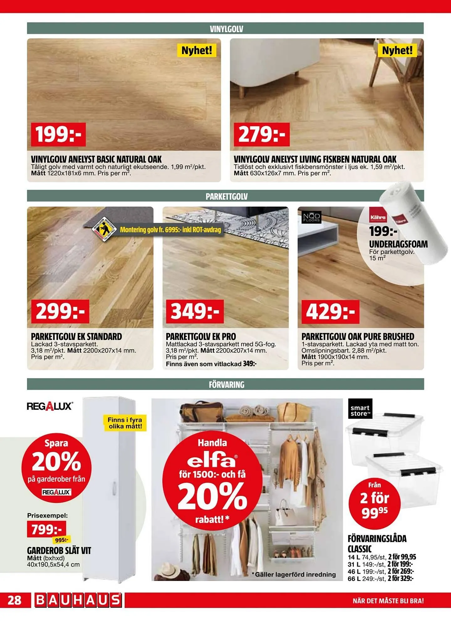 Bauhaus reklamblad från 4 maj till 18 maj 2026 - Reklamblad sidor 28