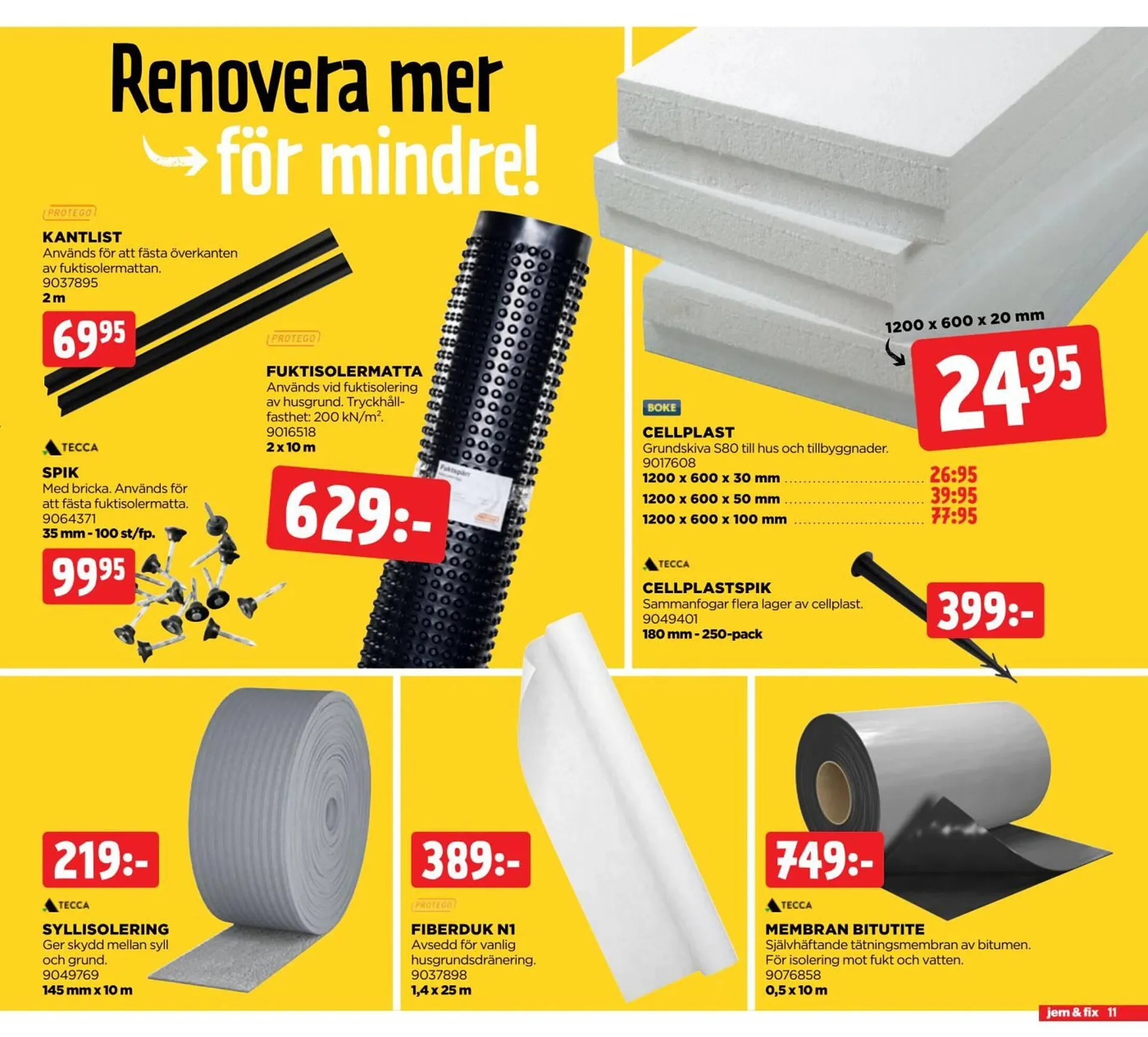 Jem&Fix reklamblad från 6 oktober till 20 oktober 2025 - Reklamblad sidor 11