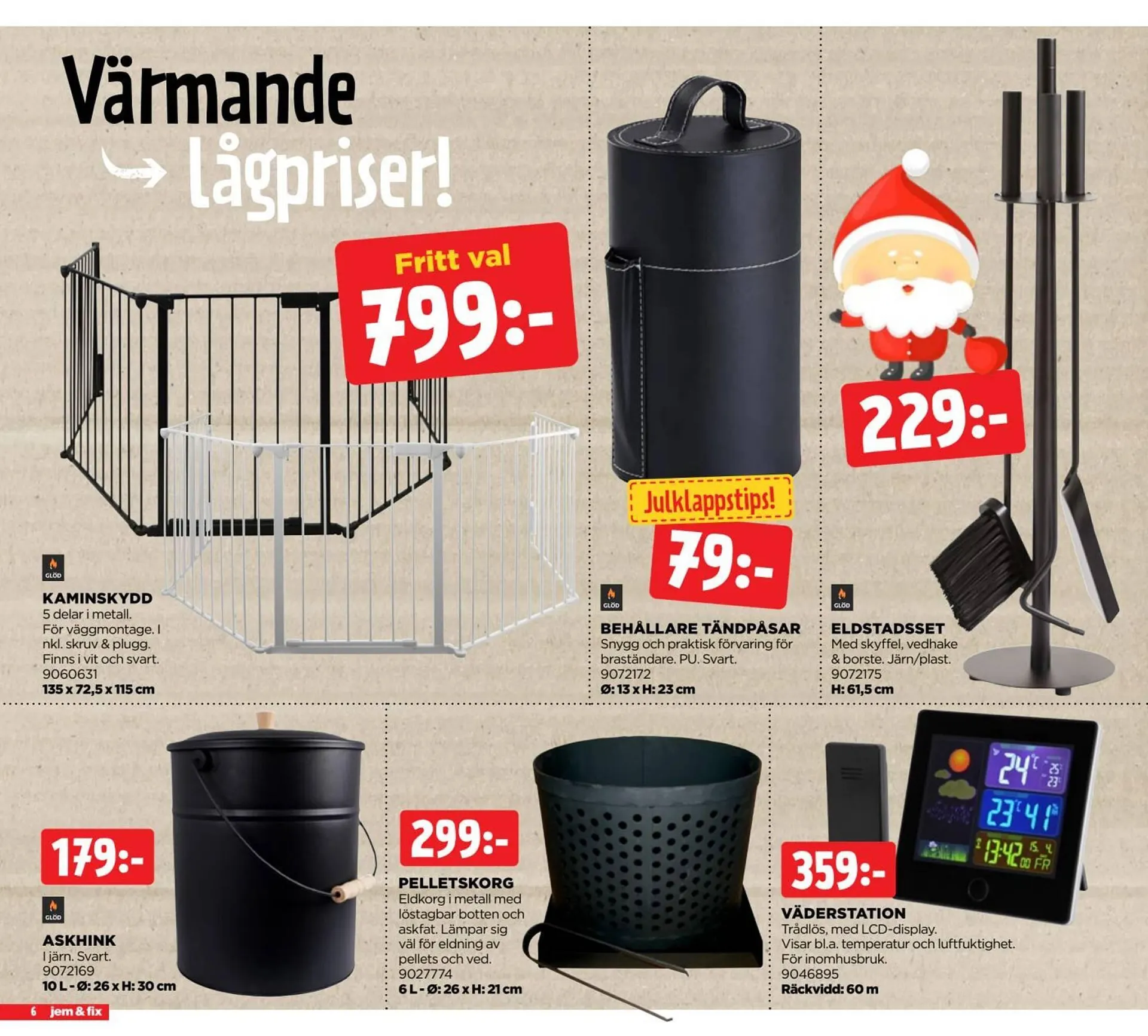 Jem&Fix reklamblad från 8 december till 22 december 2025 - Reklamblad sidor 6