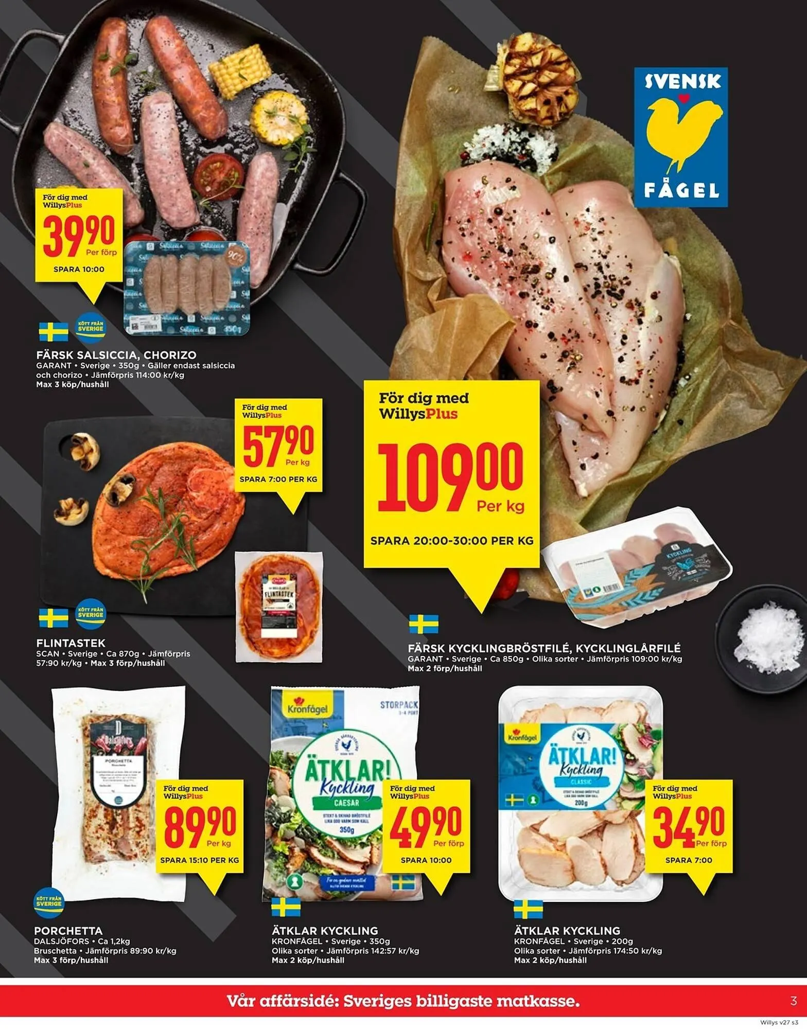 Willys reklamblad från 30 juni till 6 juli 2025 - Reklamblad sidor 3