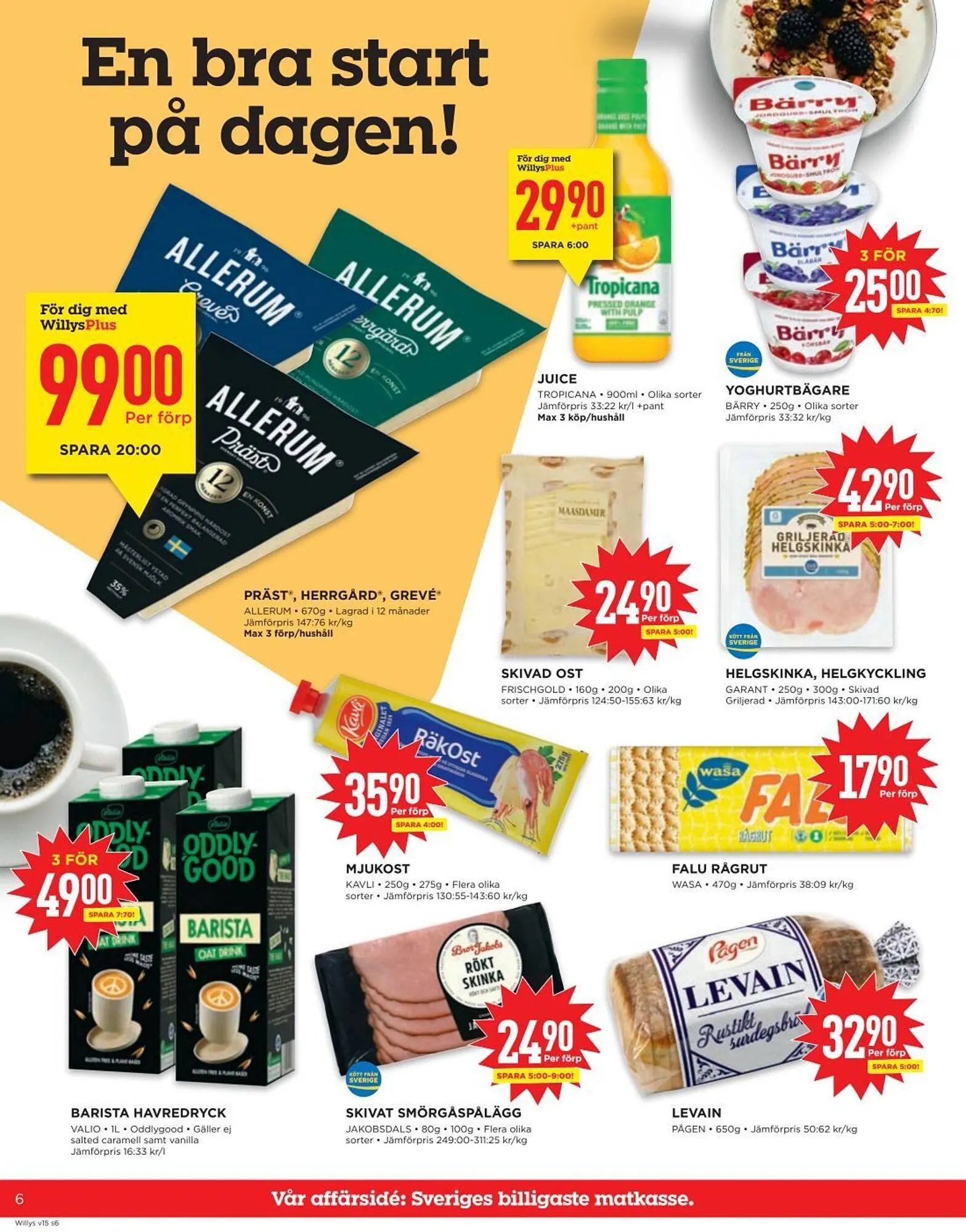 Willys reklamblad från 7 april till 14 april 2025 - Reklamblad sidor 6