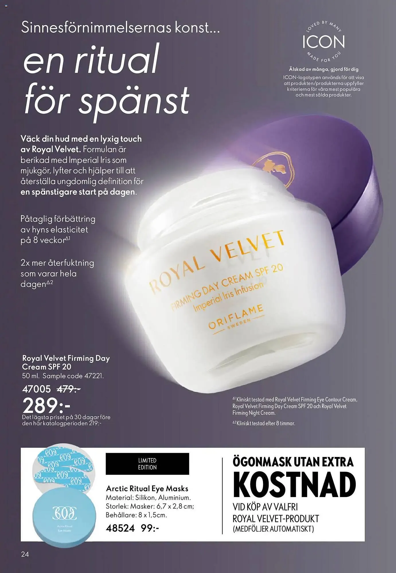 Oriflame reklamblad från 22 april till 12 maj 2026 - Reklamblad sidor 24