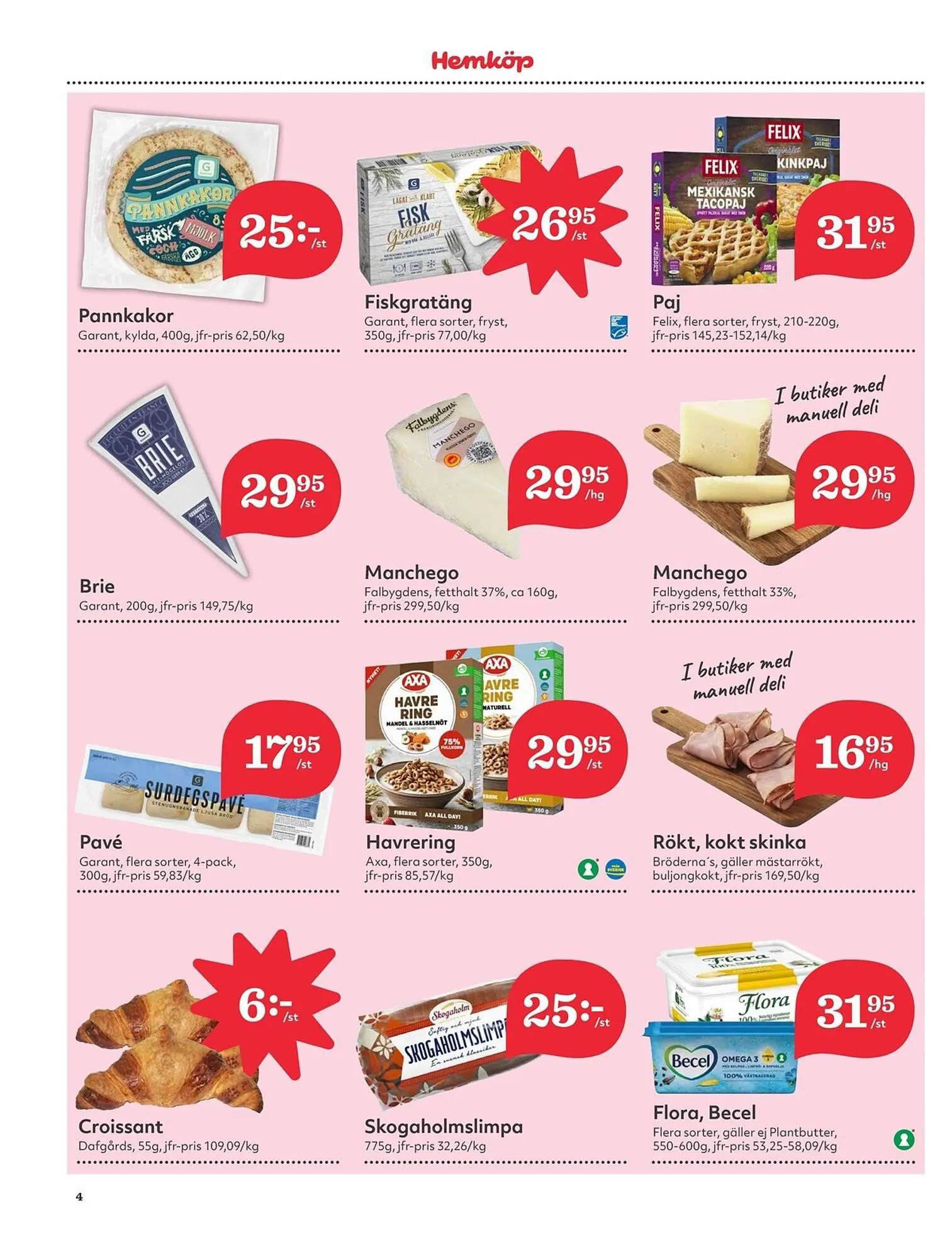 Hemköp reklamblad från 2 april till 7 april 2024 - Reklamblad sidor 4