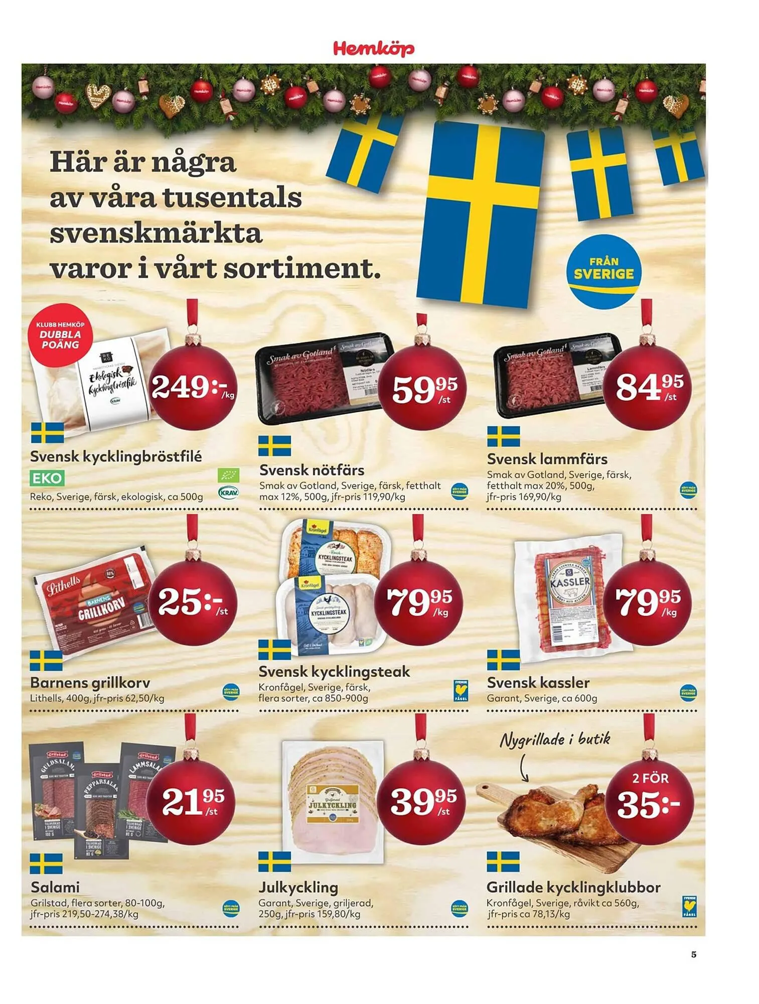 Hemköp reklamblad från 20 november till 26 november 2023 - Reklamblad sidor 5