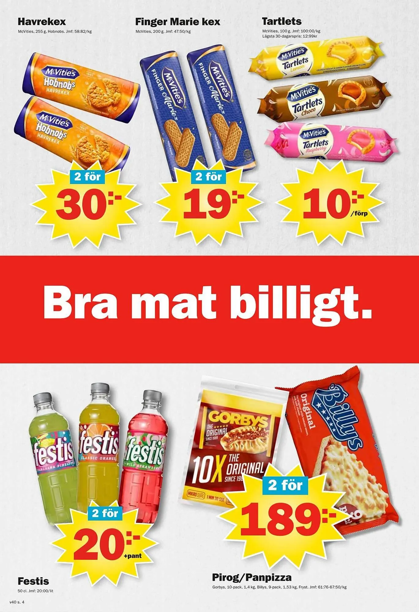 Pekås reklamblad från 29 september till 5 oktober 2025 - Reklamblad sidor 4