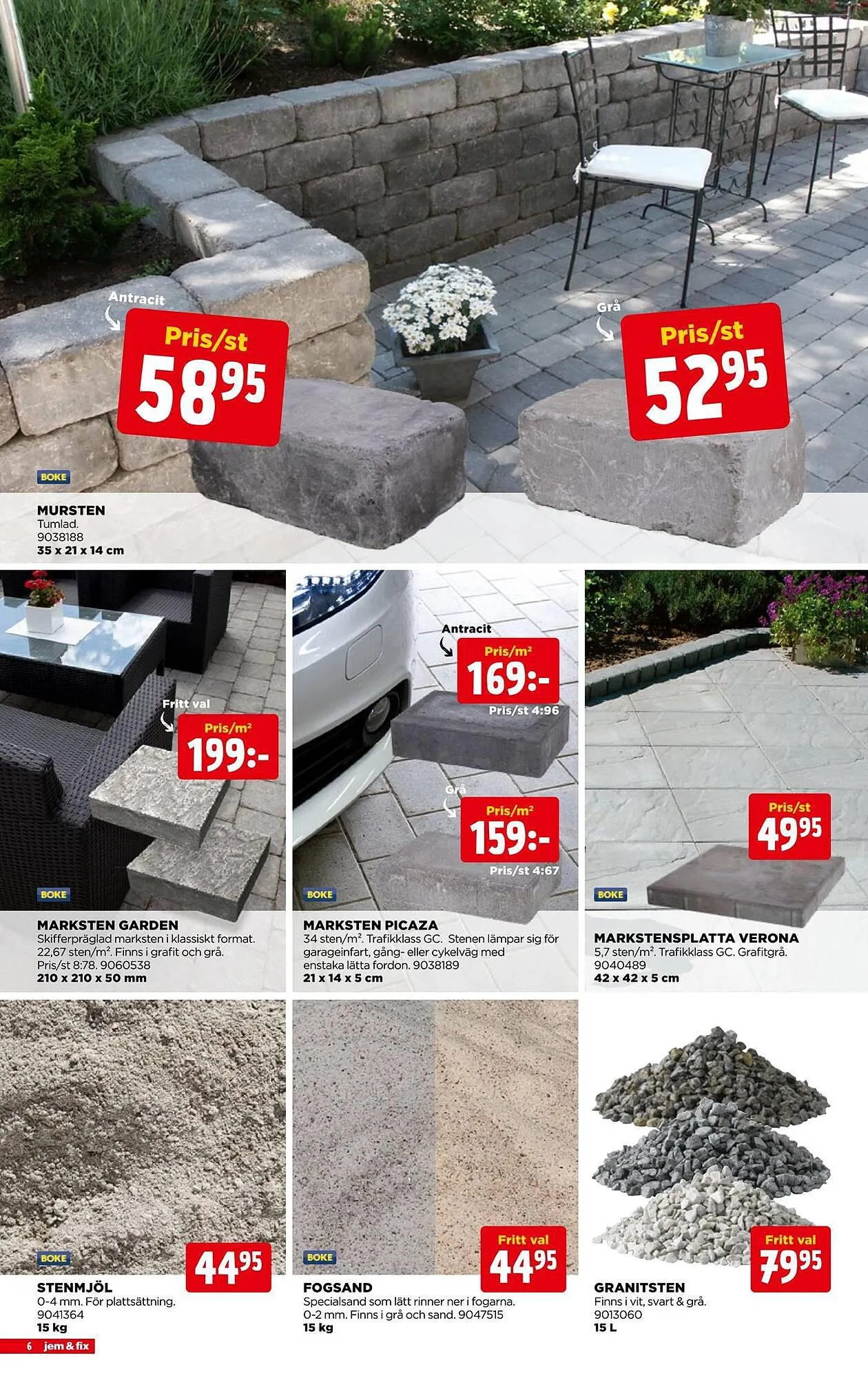 Jem&Fix reklamblad från 20 augusti till 27 augusti 2023 - Reklamblad sidor 6