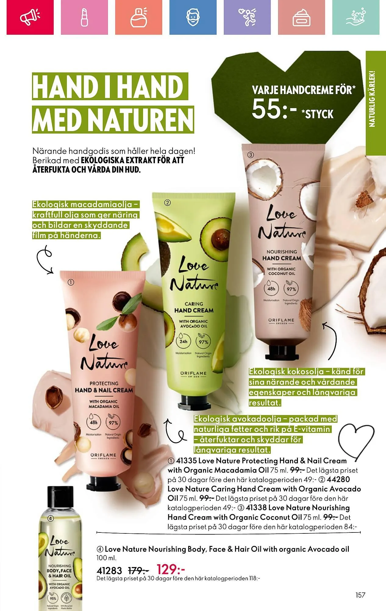 Oriflame reklamblad från 26 januari till 15 februari 2025 - Reklamblad sidor 157