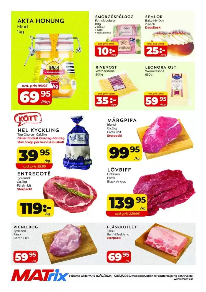 Matrix Veckans Annons från 3 december till 17 december 2024 - Reklamblad sidor 3