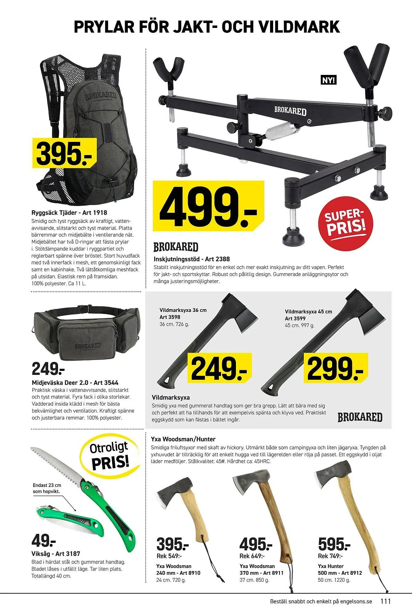 Engelsons reklamblad från 17 mars till 24 mars 2025 - Reklamblad sidor 111