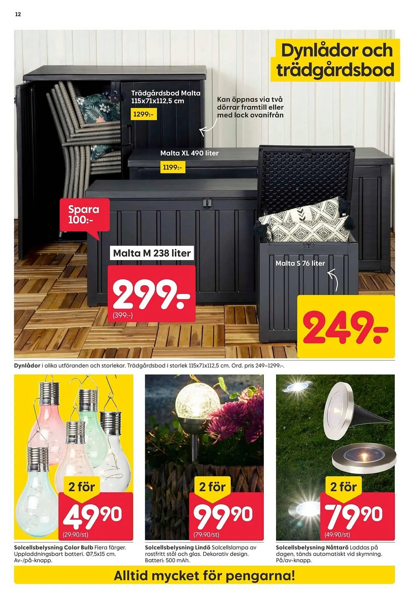 Rusta reklamblad från 14 april till 21 april 2025 - Reklamblad sidor 12