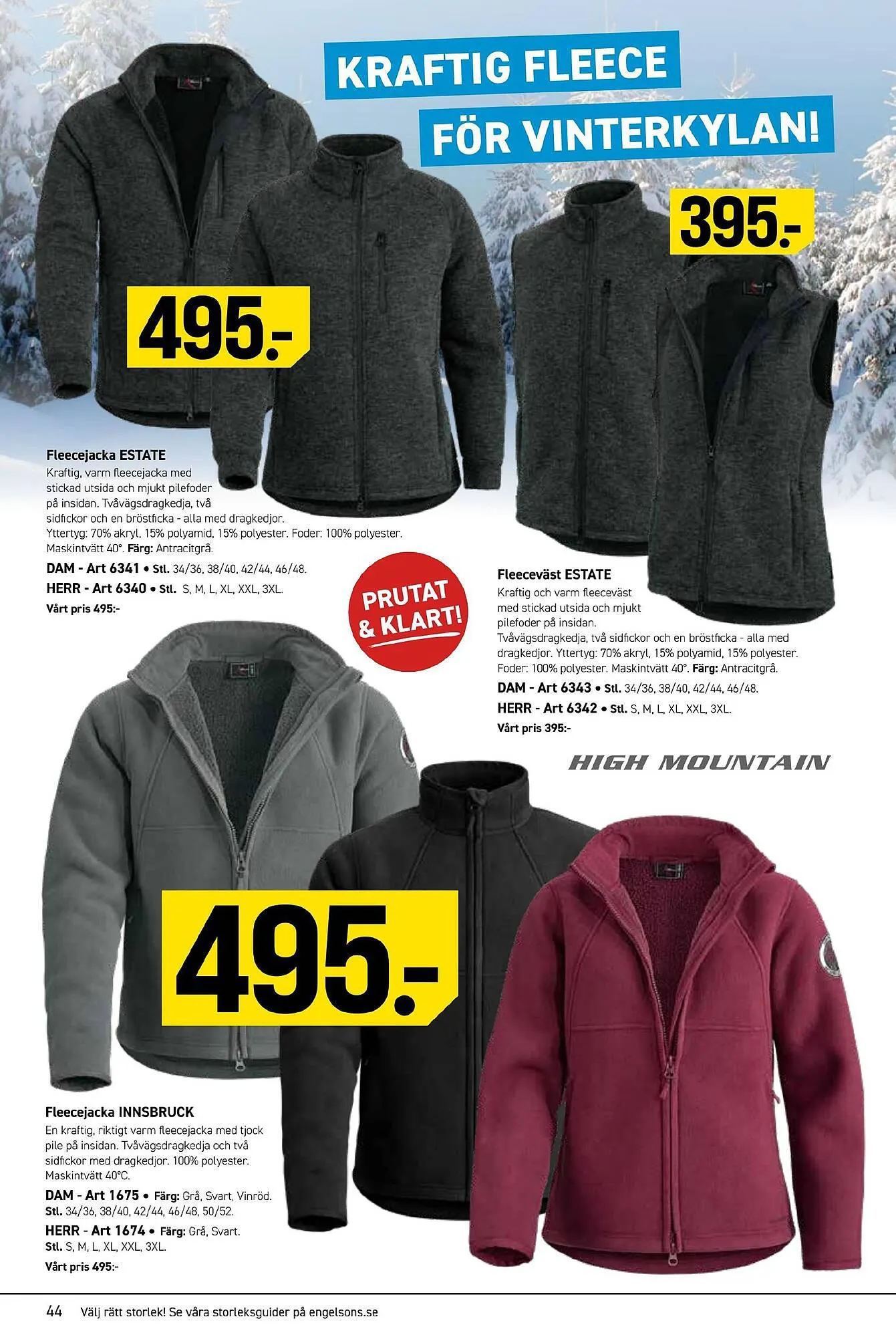 Engelsons reklamblad från 23 oktober till 30 november 2023 - Reklamblad sidor 44