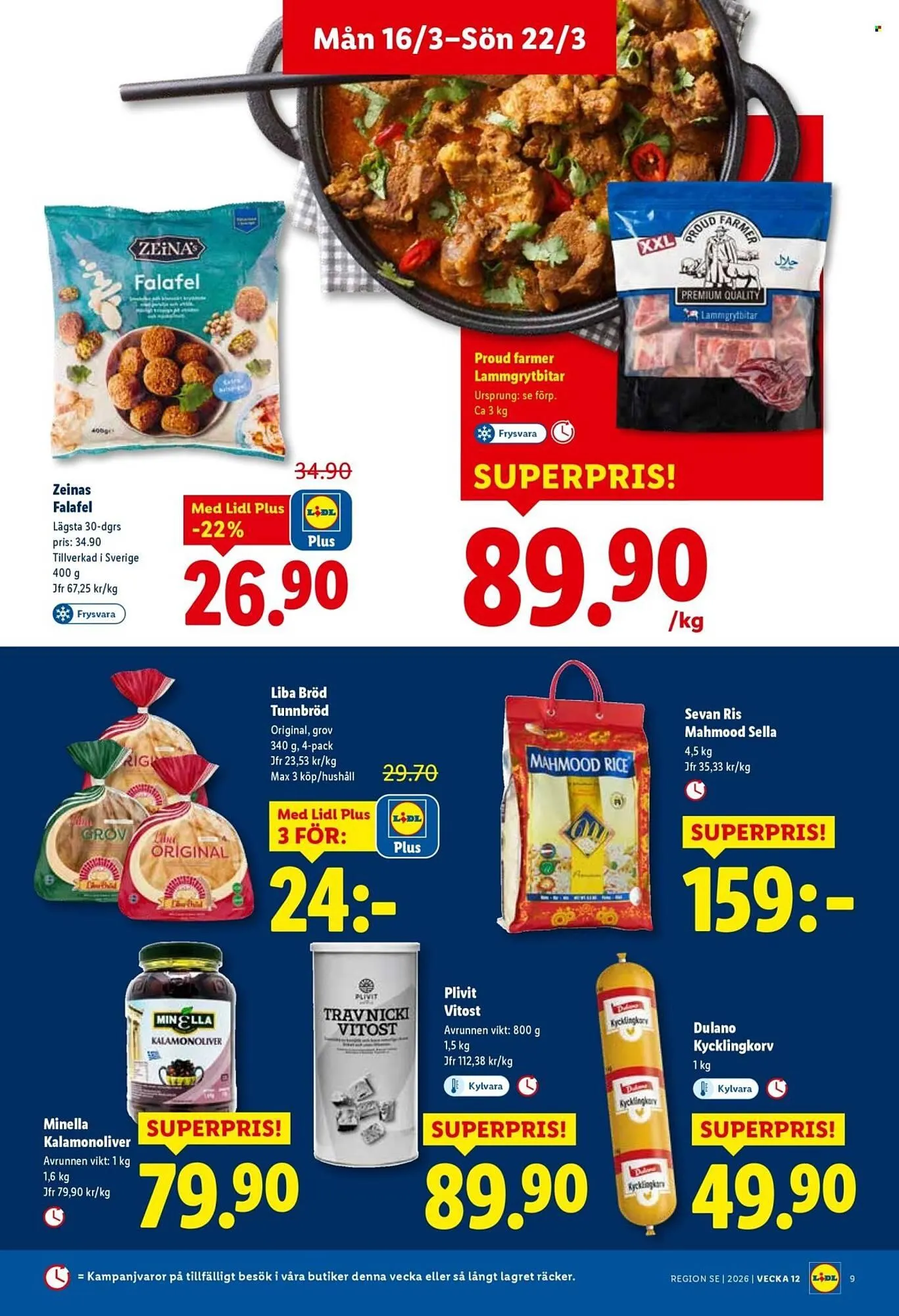 Lidl reklamblad från 16 mars till 22 mars 2026 - Reklamblad sidor 9