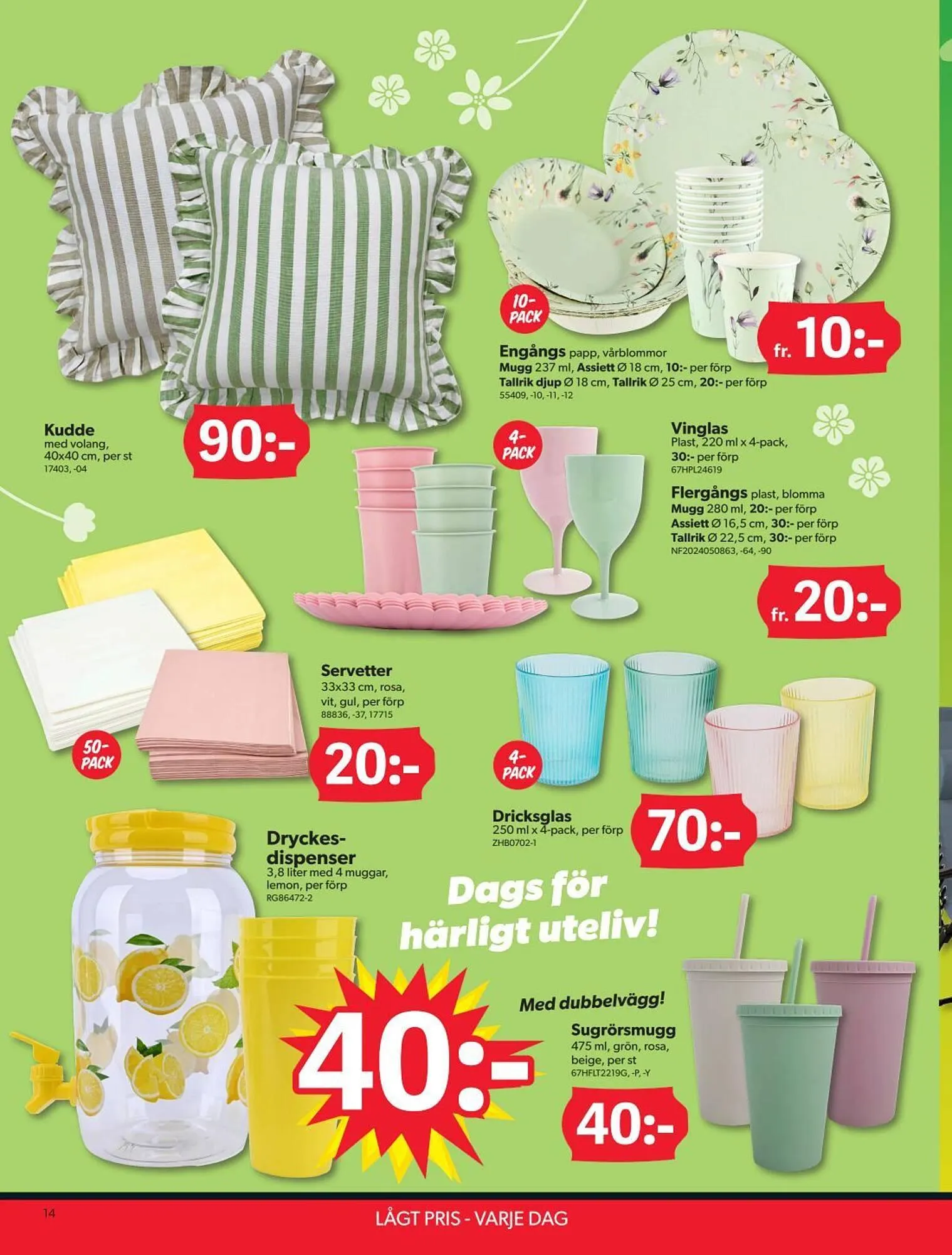 DollarStore reklamblad från 24 mars till 6 april 2025 - Reklamblad sidor 14