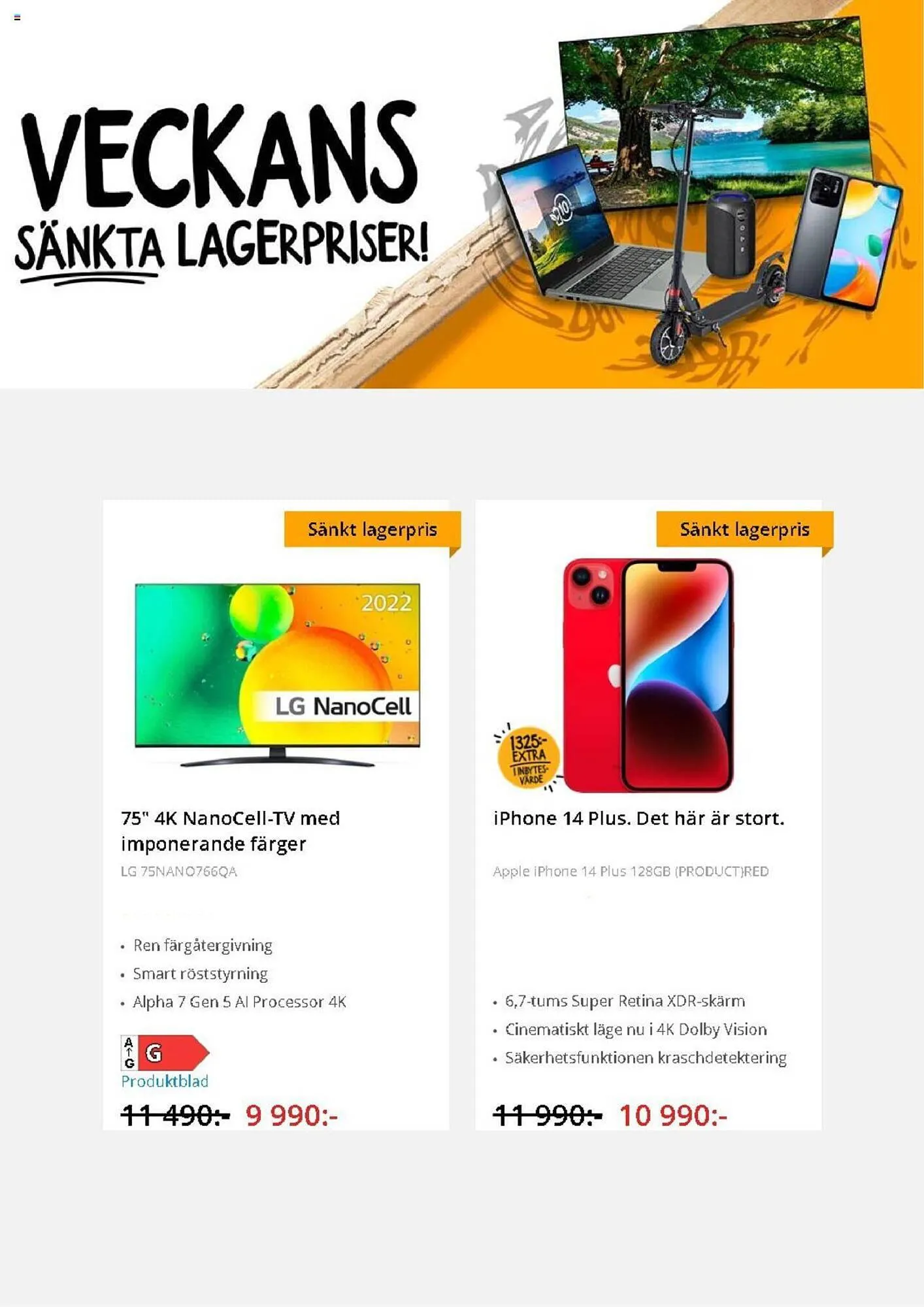 NetOnNet reklamblad från 25 september till 8 oktober 2023 - Reklamblad sidor 2
