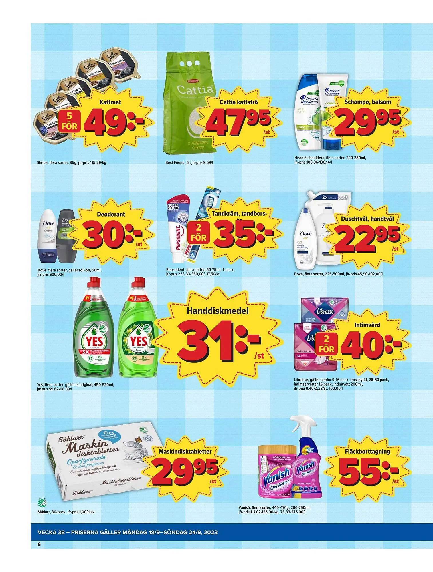 Östenssons reklamblad från 18 september till 24 september 2023 - Reklamblad sidor 6