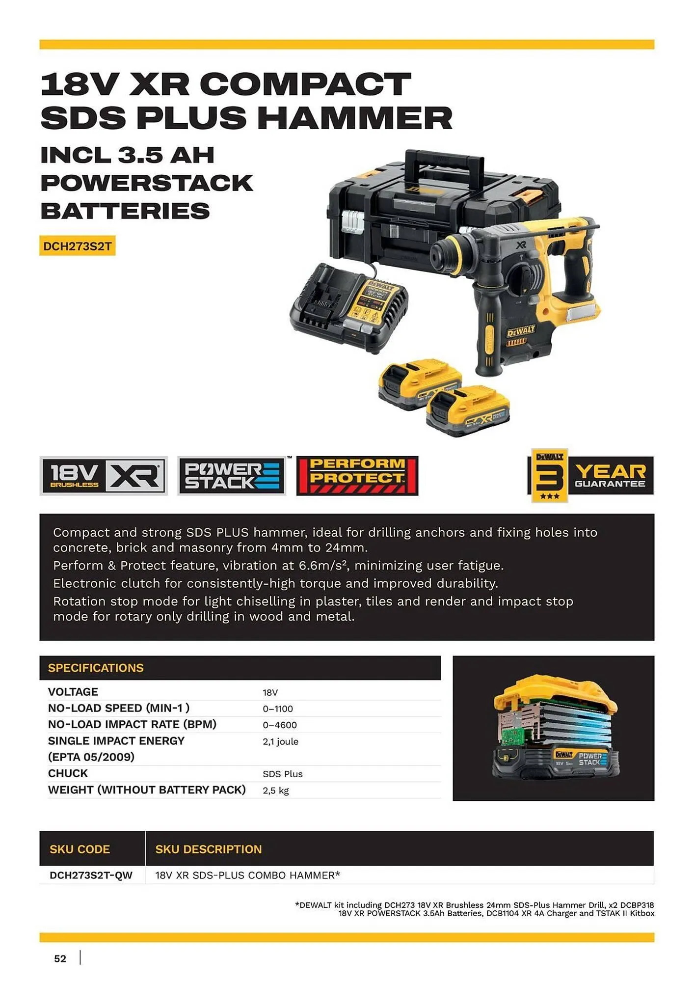 Dewalt reklamblad från 11 januari till 17 januari 2026 - Reklamblad sidor 52