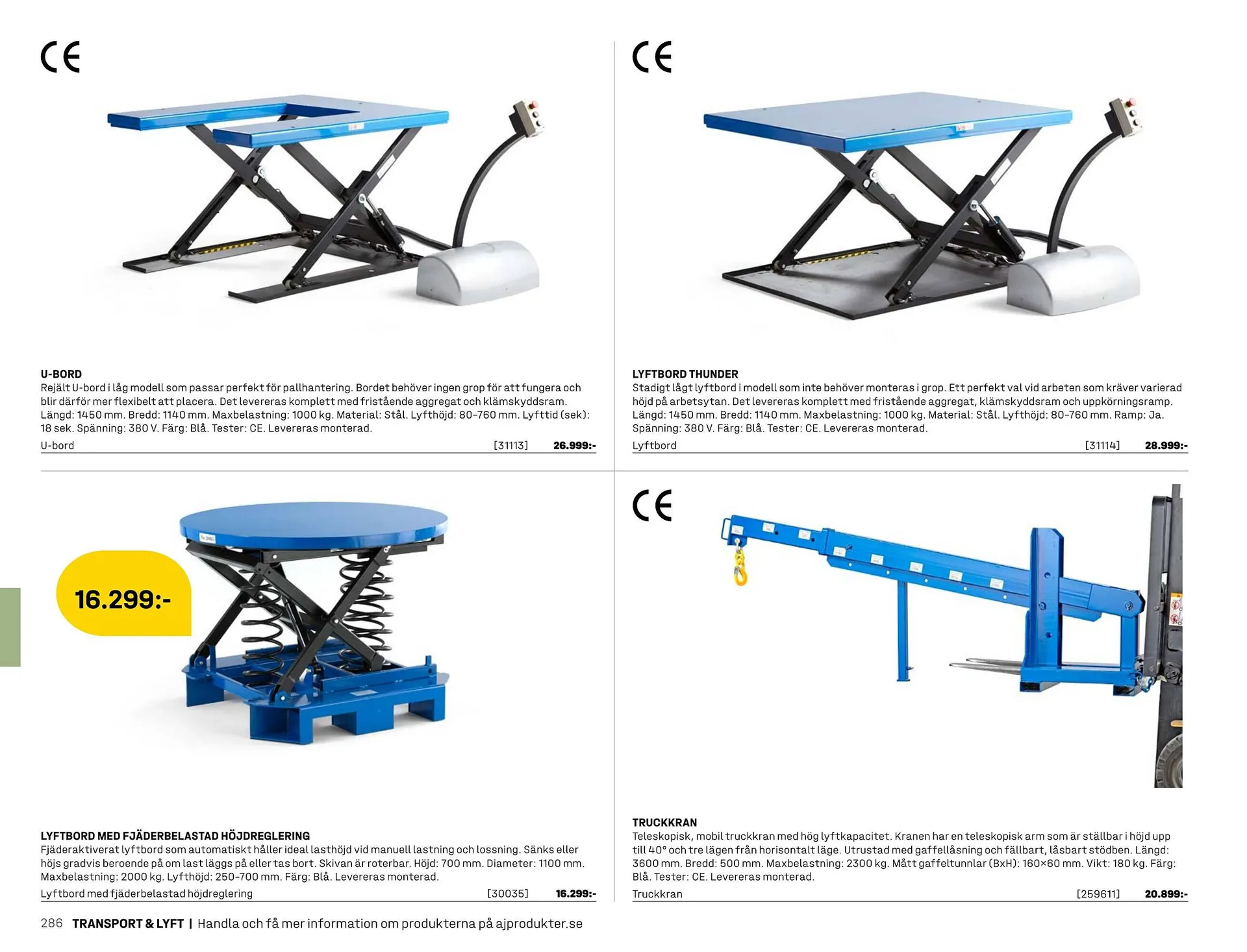 AJ Produkter reklamblad från 1 januari till 31 december 2025 - Reklamblad sidor 286