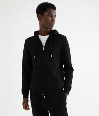 Hoodie med dragkedja