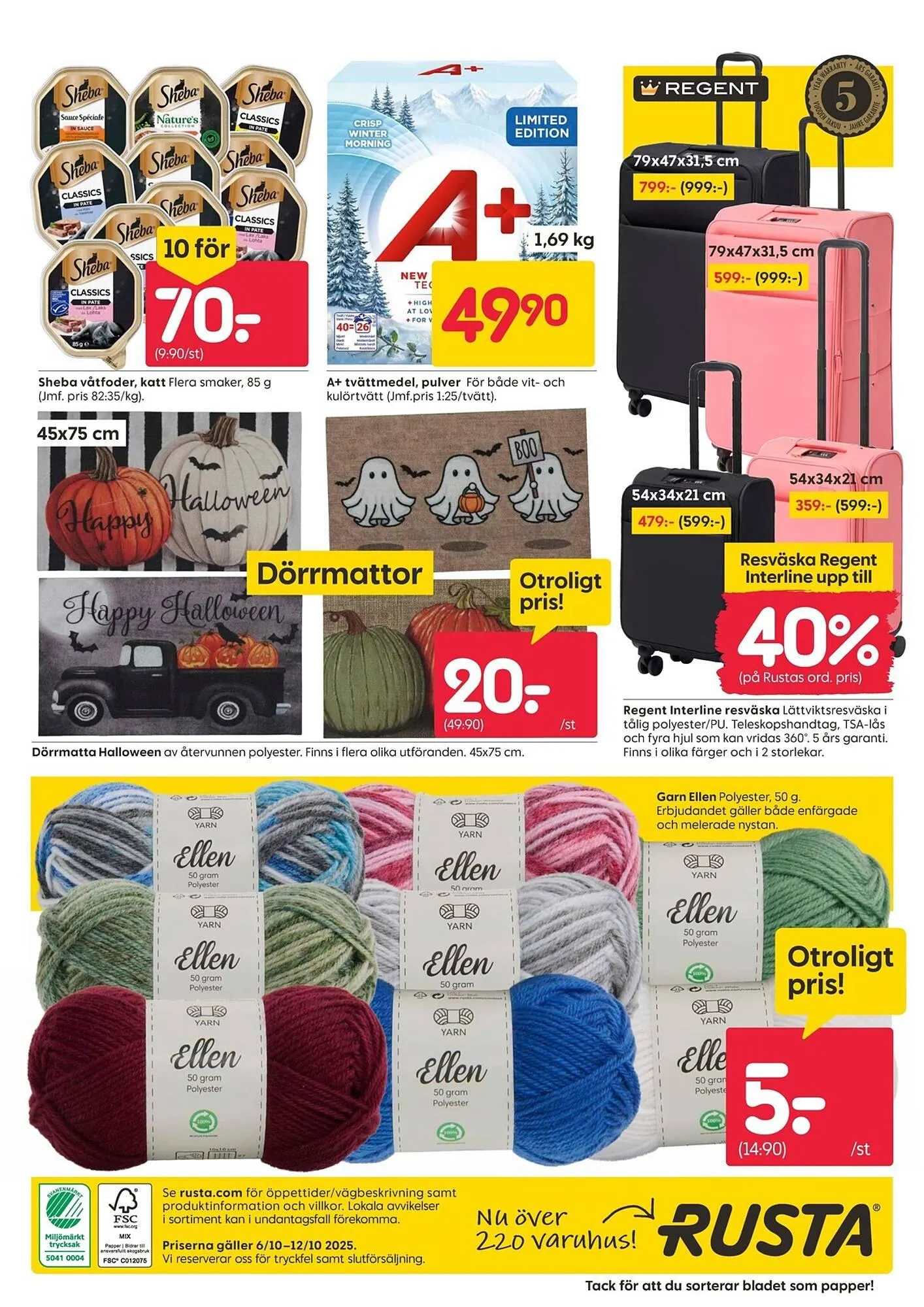 Rusta reklamblad från 6 oktober till 13 oktober 2025 - Reklamblad sidor 16