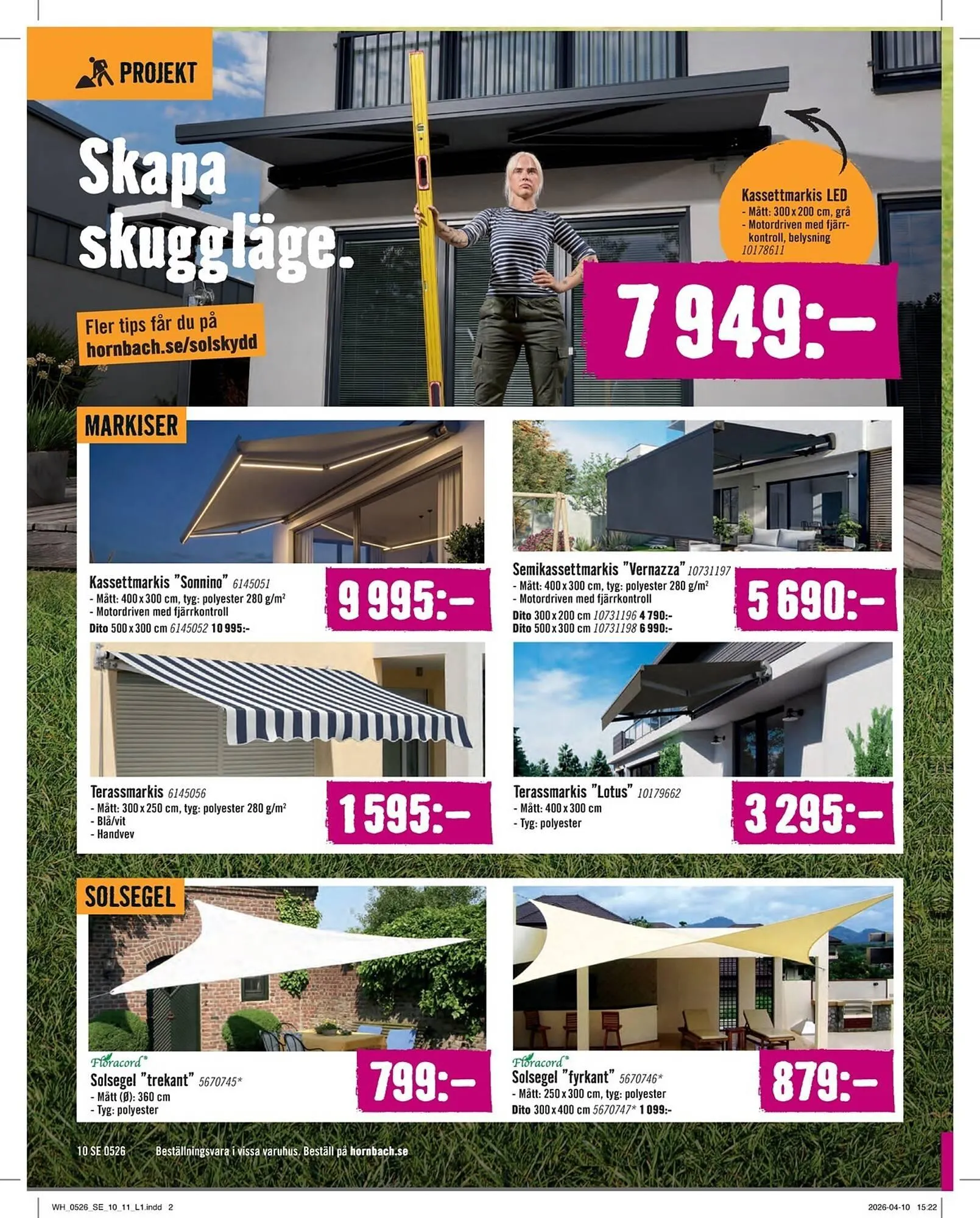 Hornbach reklamblad från 4 maj till 30 maj 2026 - Reklamblad sidor 10