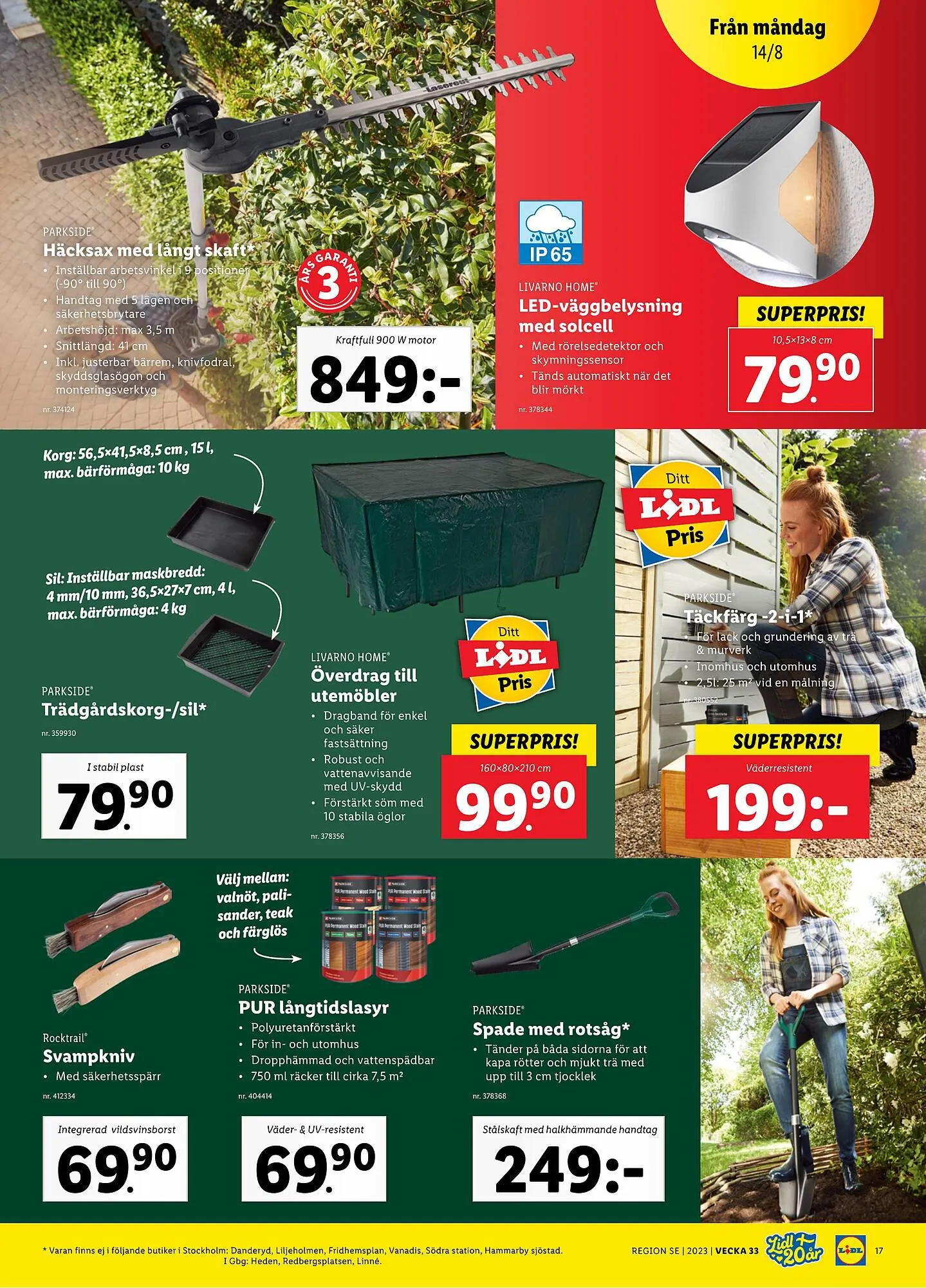 Lidl reklamblad från 14 augusti till 20 augusti 2023 - Reklamblad sidor 20