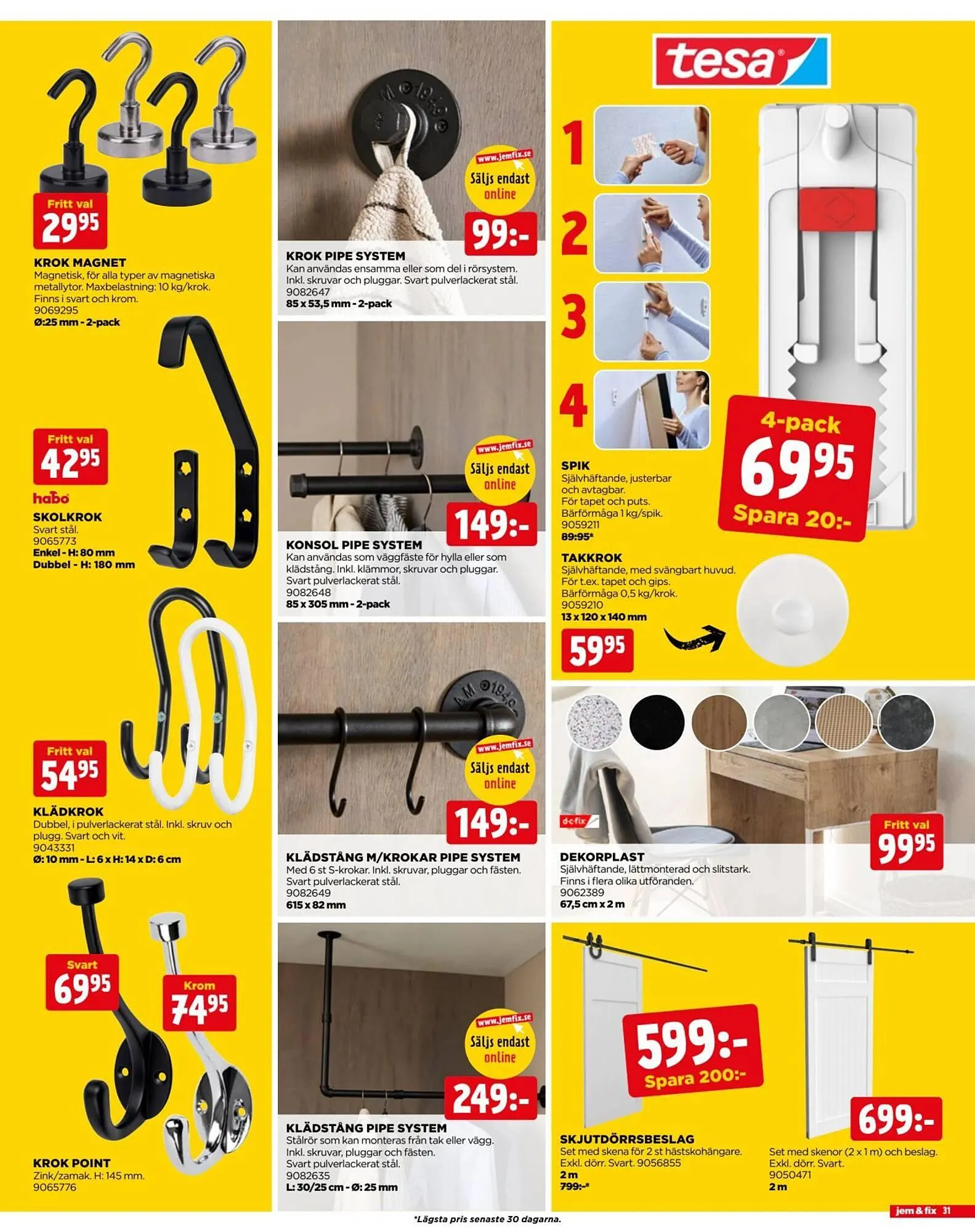 Jem&Fix reklamblad från 11 maj till 18 maj 2026 - Reklamblad sidor 31