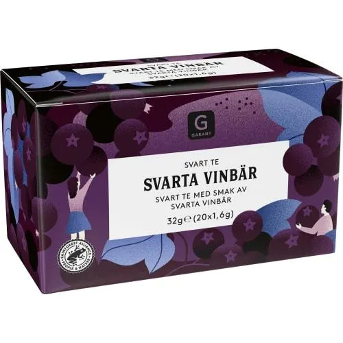 Svarta Vinbär Svart Te