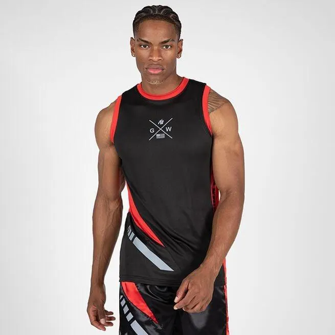 Hornell Tank Top, Black/Red