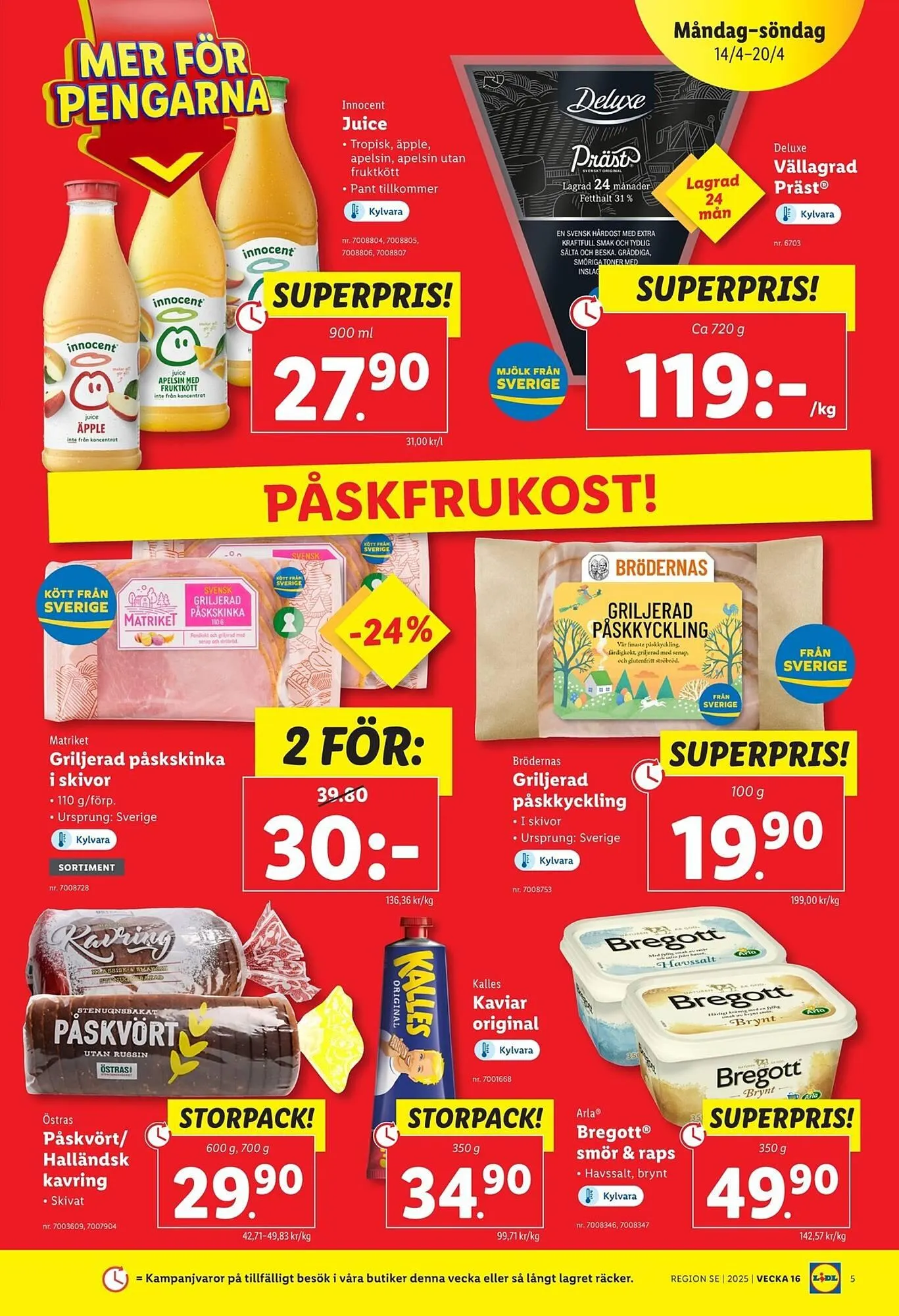 Lidl reklamblad från 14 april till 20 april 2025 - Reklamblad sidor 5