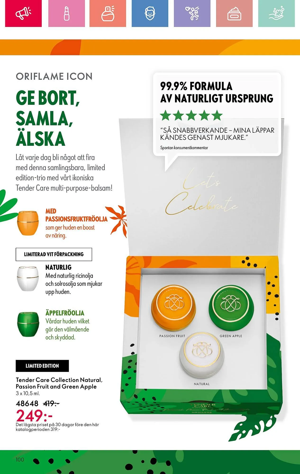 Oriflame reklamblad från 13 juli till 2 augusti 2025 - Reklamblad sidor 100