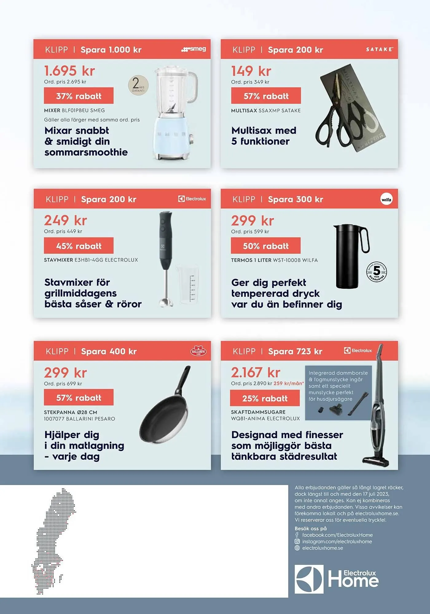 Electrolux Home reklamblad från 26 juni till 17 juli 2023 - Reklamblad sidor 8