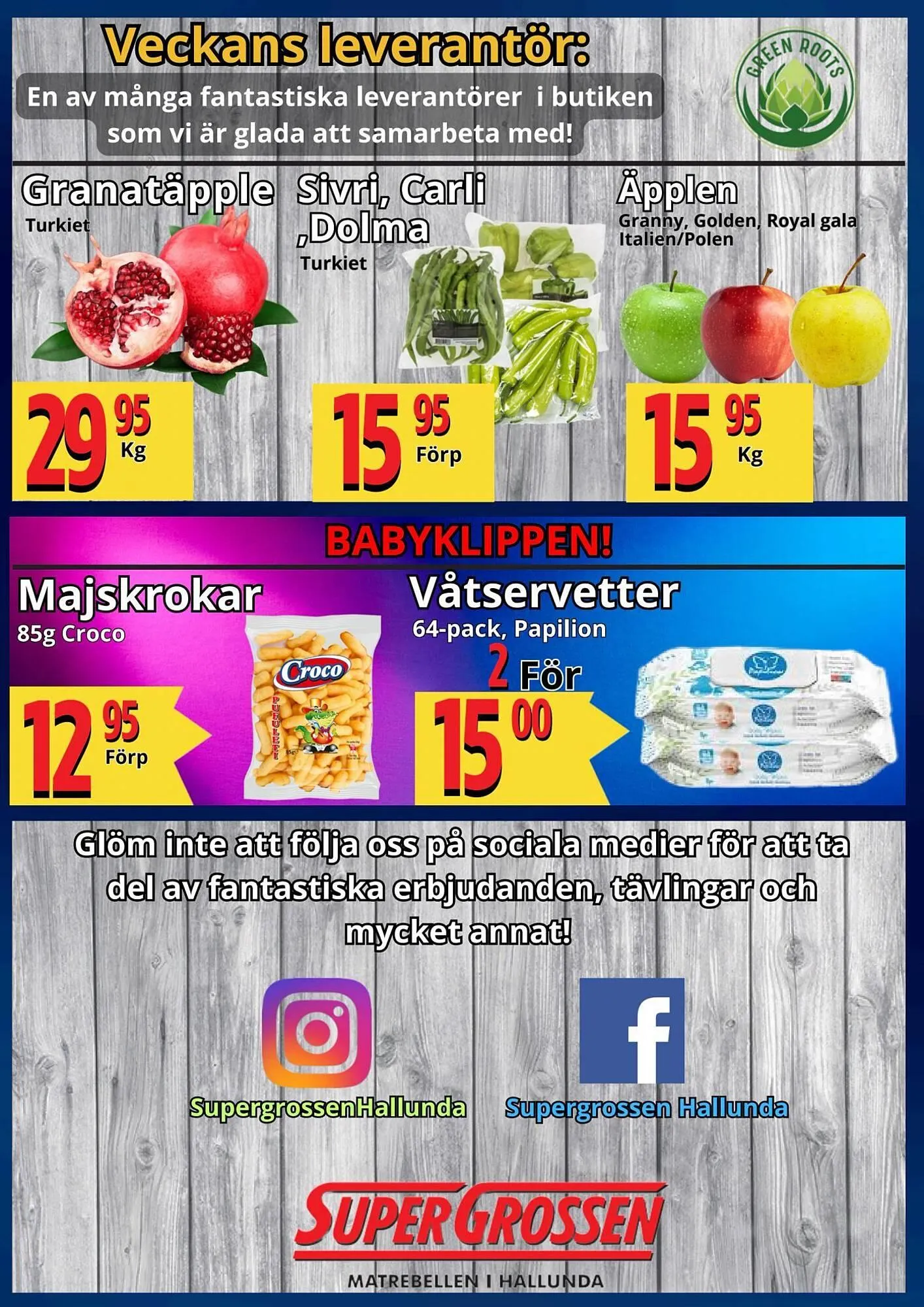 Supergrossen reklamblad från 20 oktober till 26 oktober 2025 - Reklamblad sidor 15