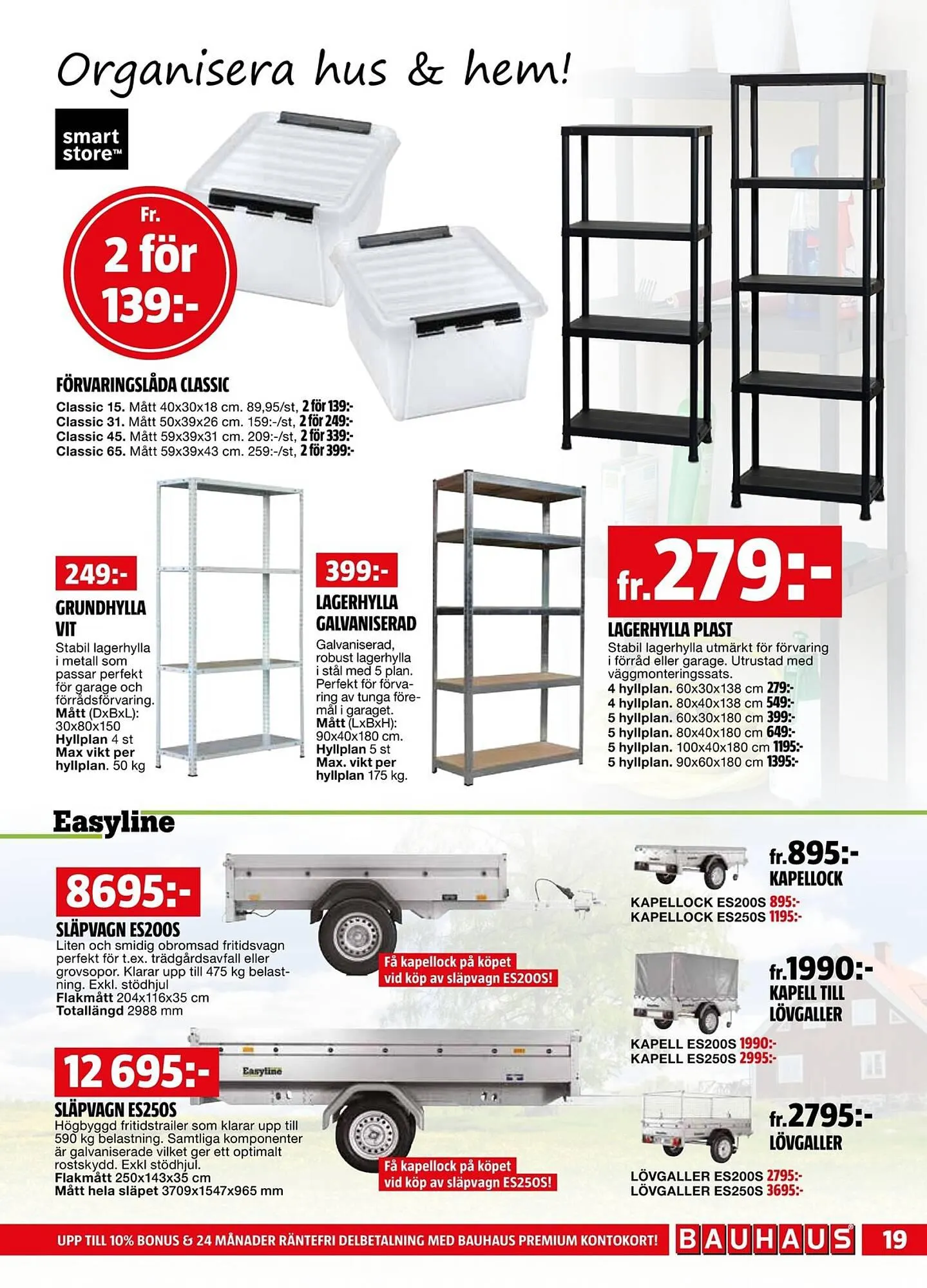 Bauhaus reklamblad från 11 september till 1 oktober 2023 - Reklamblad sidor 19