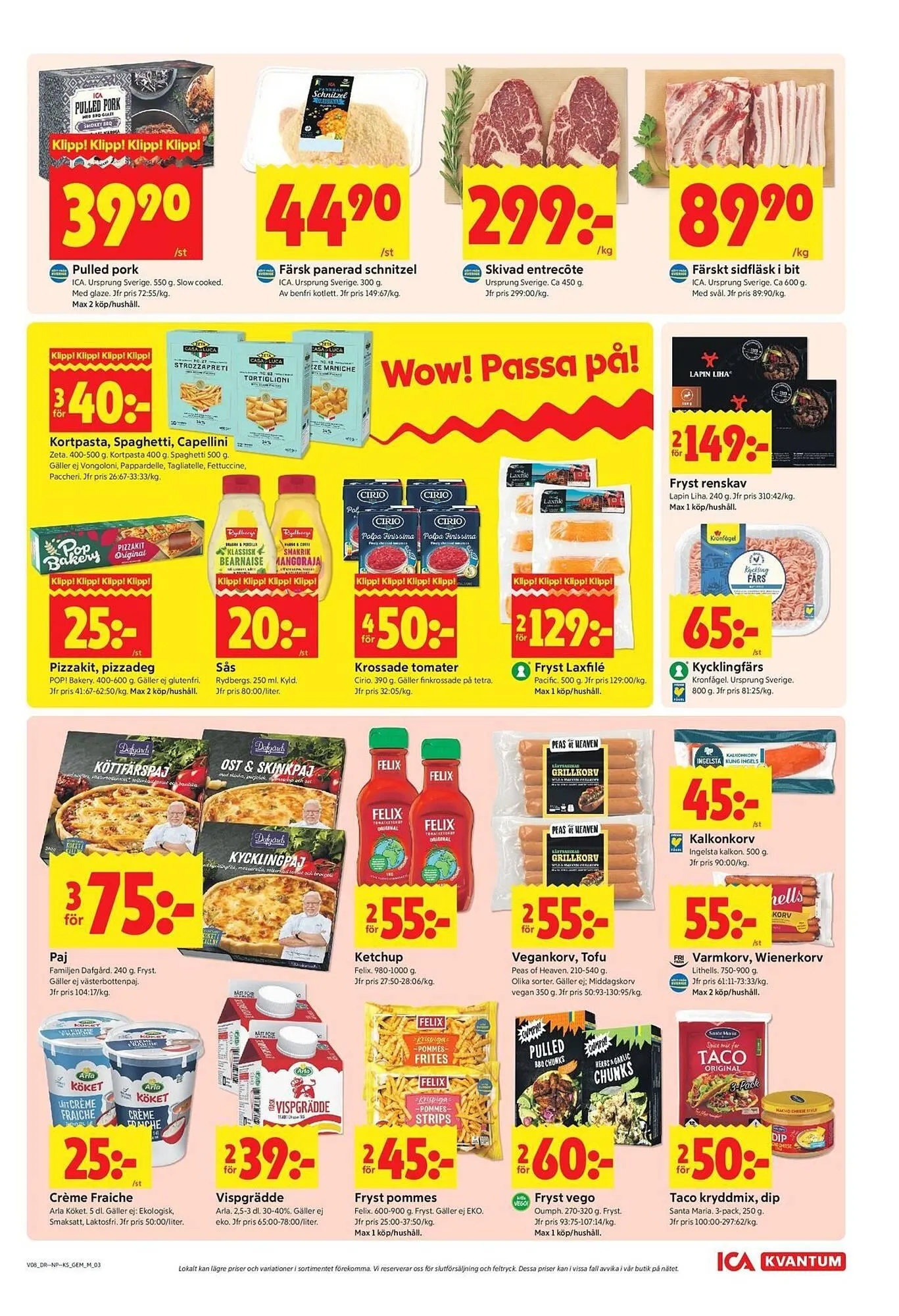 ICA Kvantum reklamblad från 16 februari till 22 februari 2026 - Reklamblad sidor 3