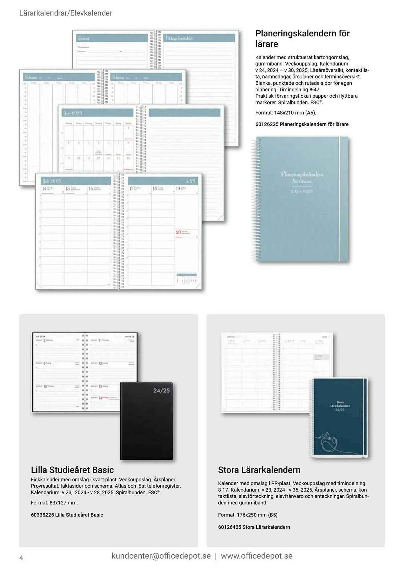 Office Depot reklamblad från 1 september till 30 juni 2025 - Reklamblad sidor 4